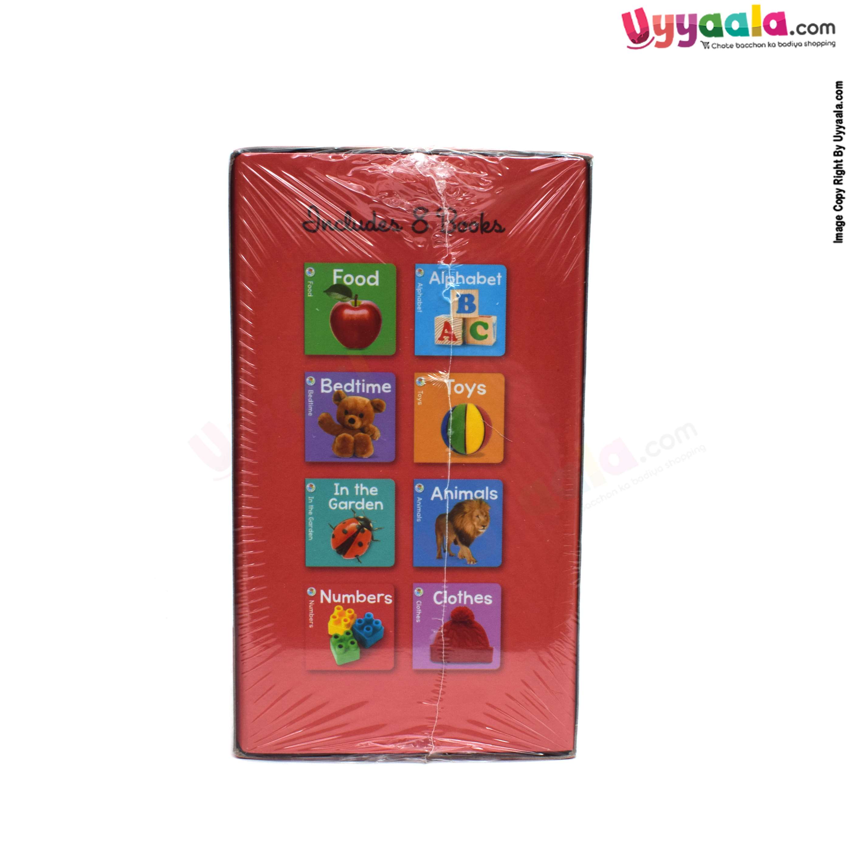 HINKLER Building blocks, my learning library - first words, pack of 8 - 8 volumes, 12 + months