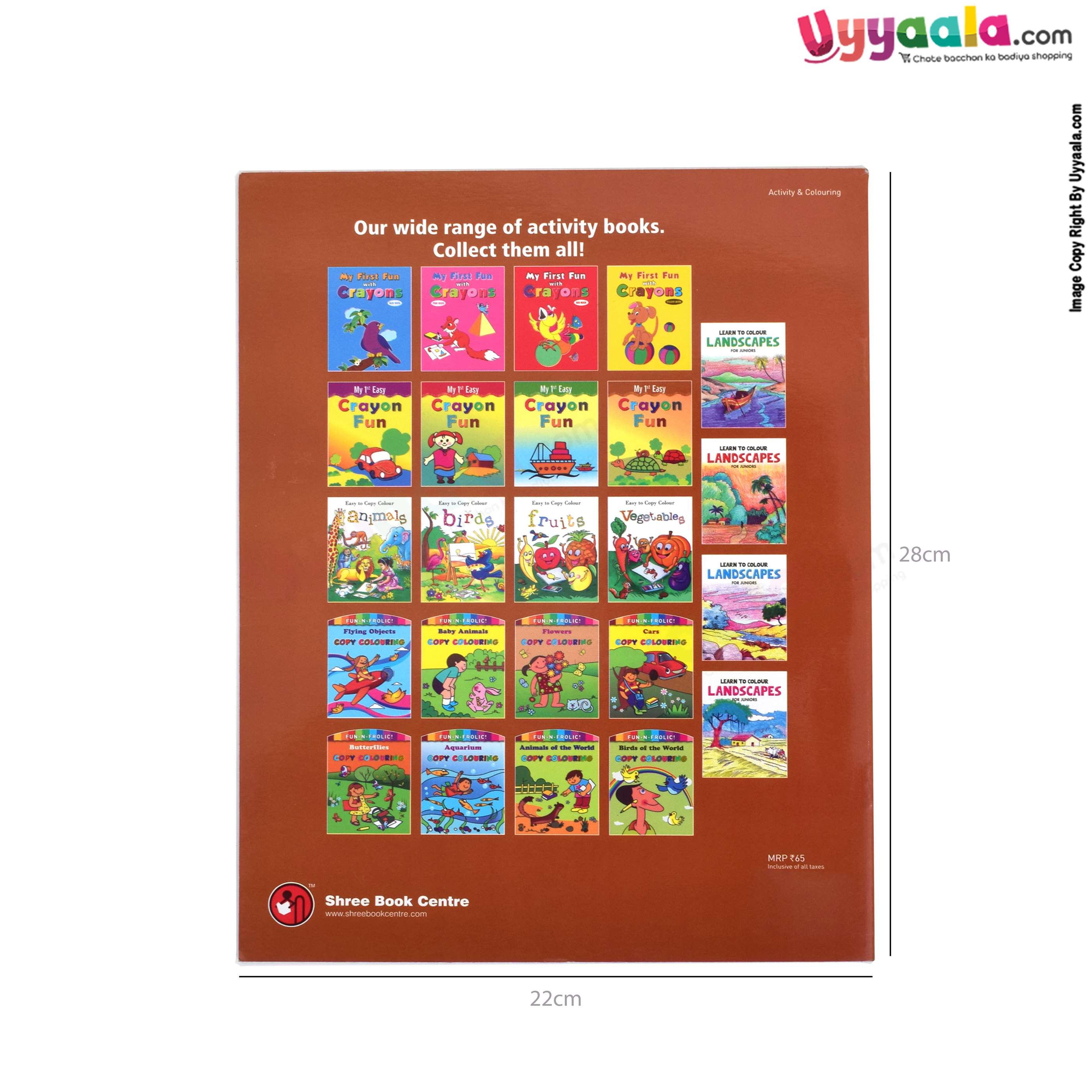 My 1st easy crayon fun books - fun activity books, 2 - 6 years