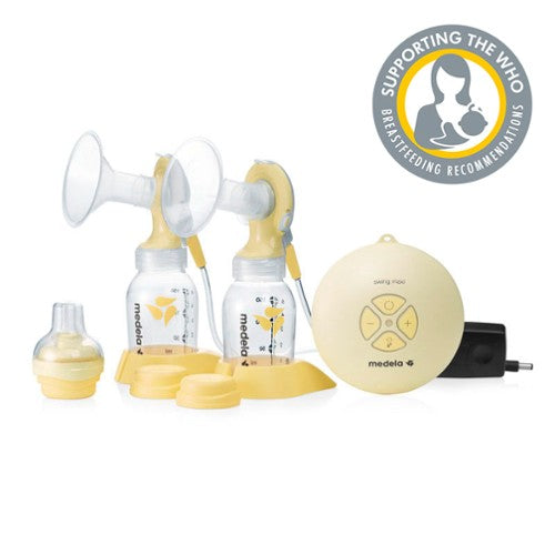 MEDELA Swing maxi electrical breast pump - double pumping efficiency, yellow