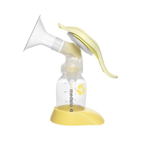 MEDELA Harmony manual breast pump - single hand breast pump, yellow