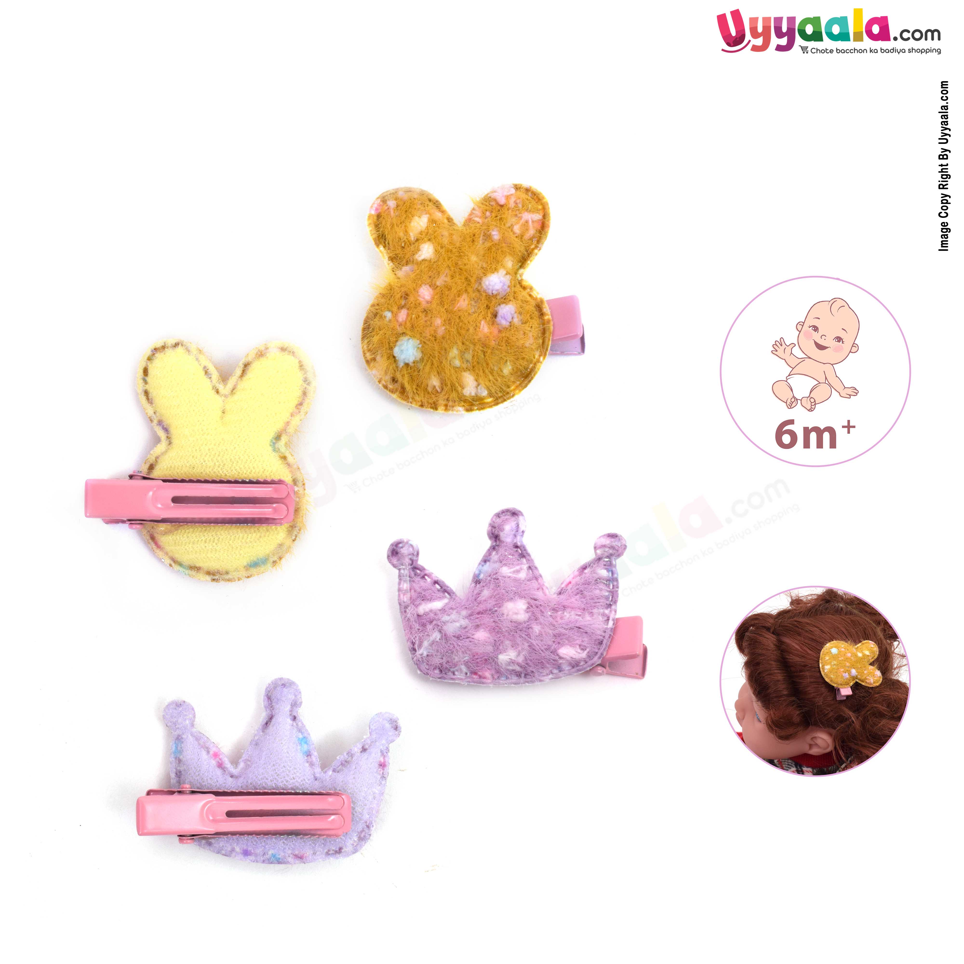 Hair clip set for babies & girls