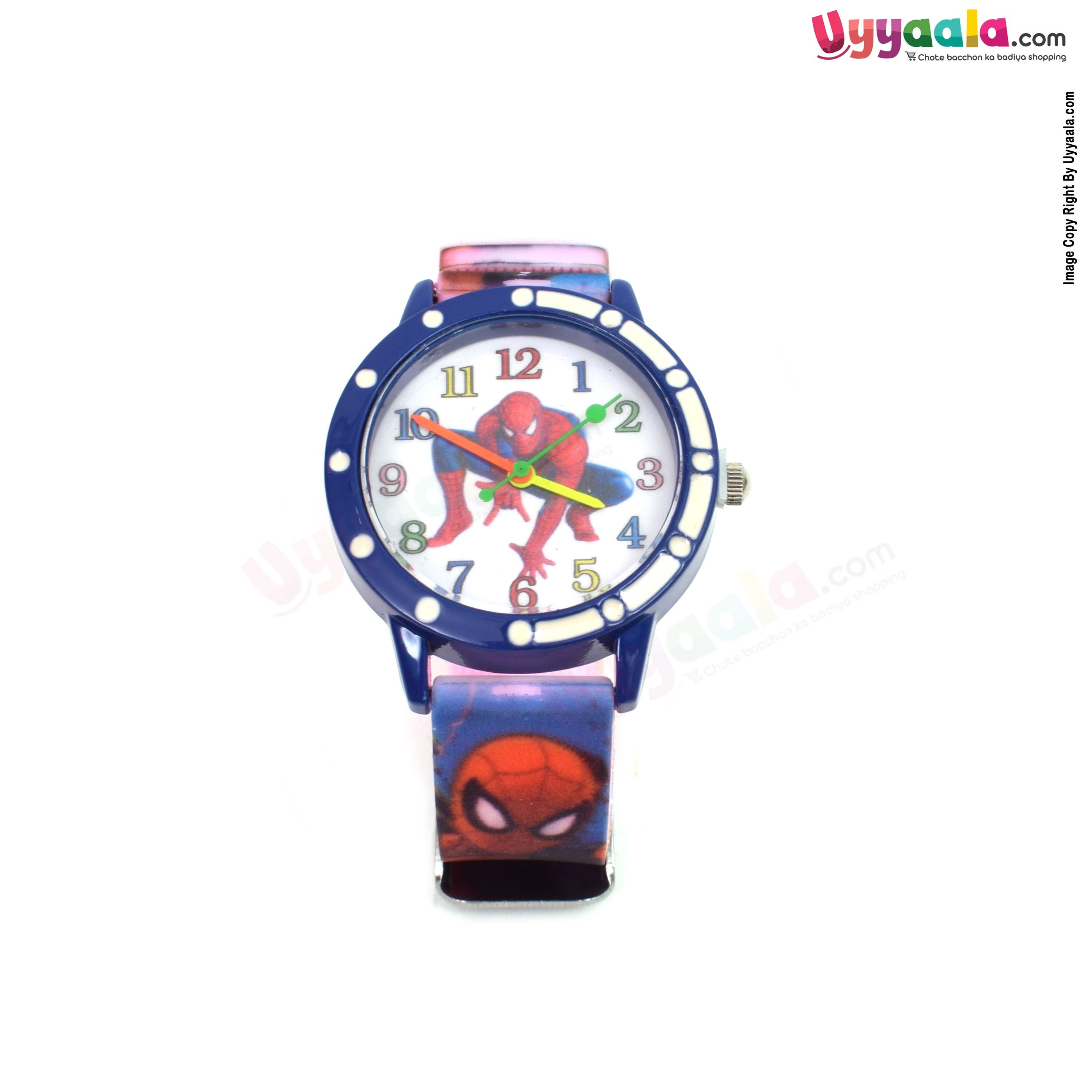 Spider man analog watch for kids