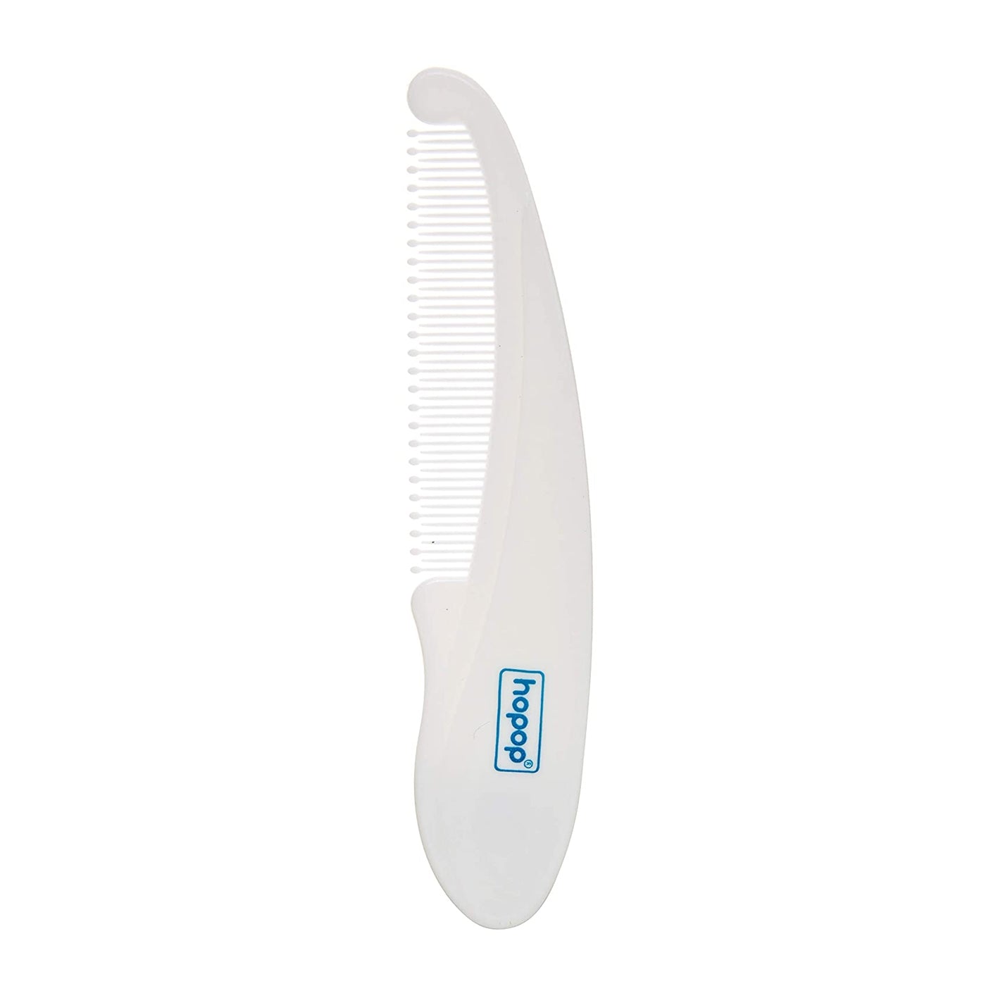 HOPOP Baby Comb With Rounded Teeth - White 0m+