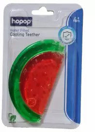 HOPOP Easy Grip Water Filled Cooling Teether For Babies - Watermelon 4m+