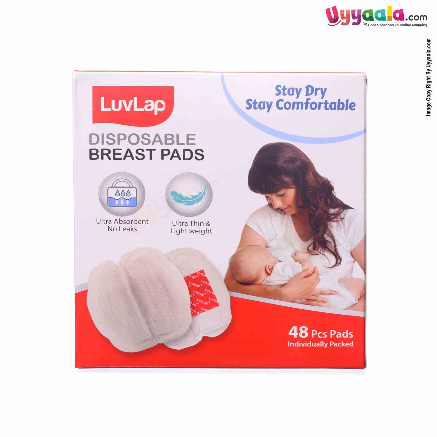 LUVLAP Disposable Breast Pads - 48pcs