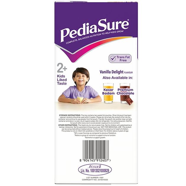 Pediasure vanilla delight flavor, 1kg refill pack