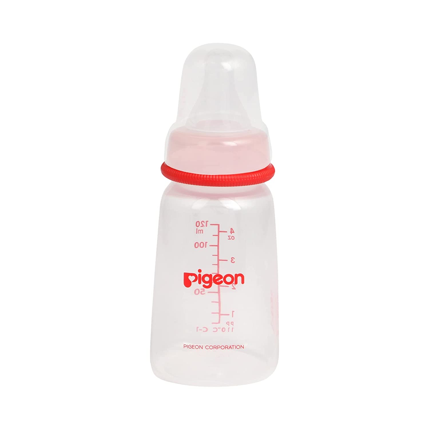PIGEON Feeding Bottle Narrow Neck Square Base Flexible 0+m Age - 120ml
