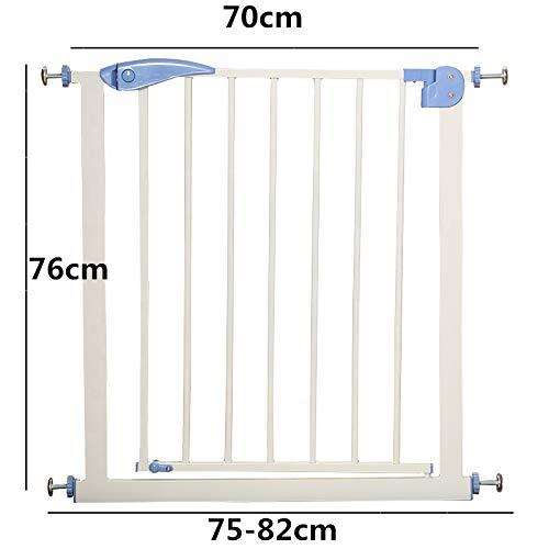 R FOR RABBIT Safe Baby Auto Close Indoor Safety Door Gate for Kids, White