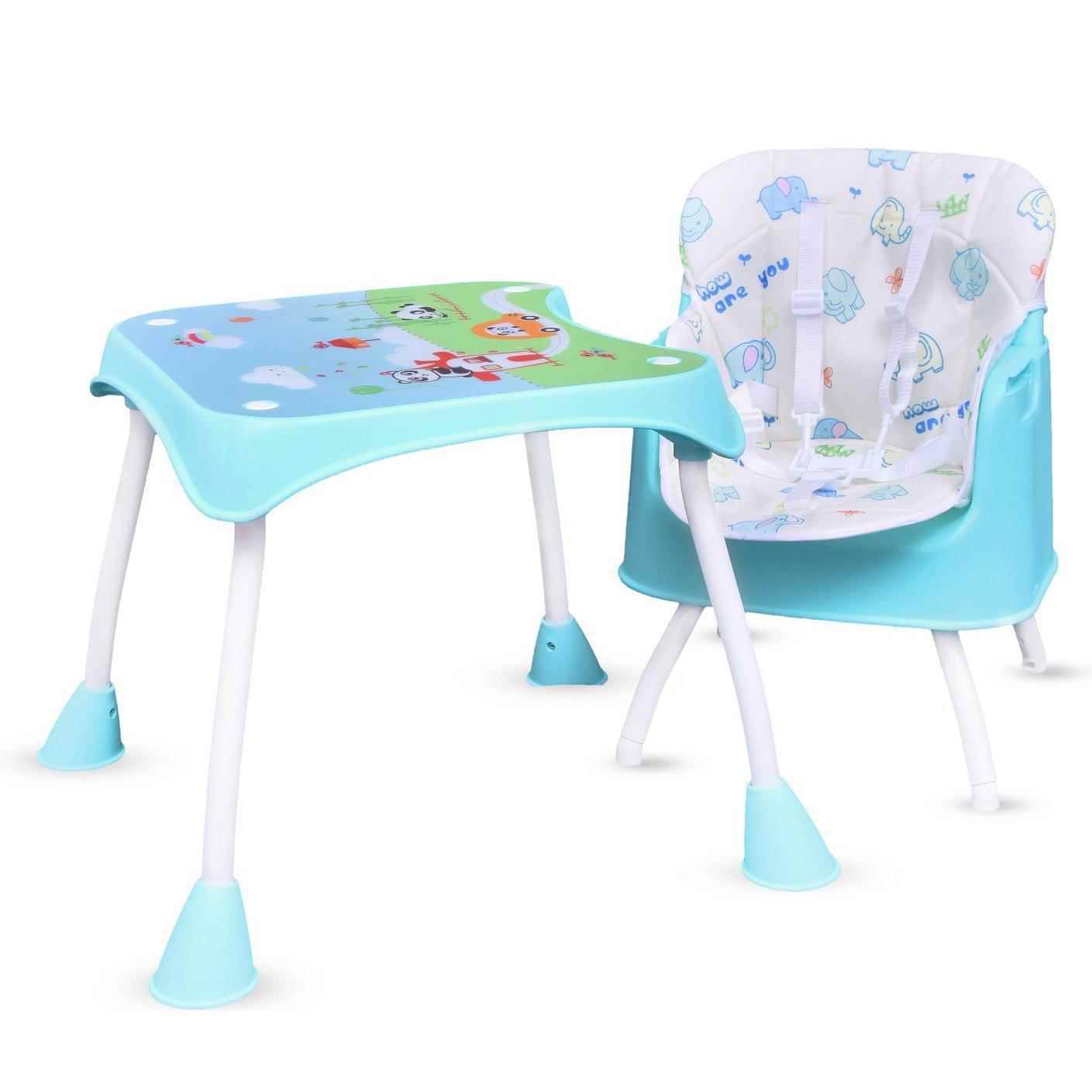 R FOR RABBIT Cherry Berry Grand Convertible 4 in 1 Feeding High Chair for Baby of 6 Month to 7 years