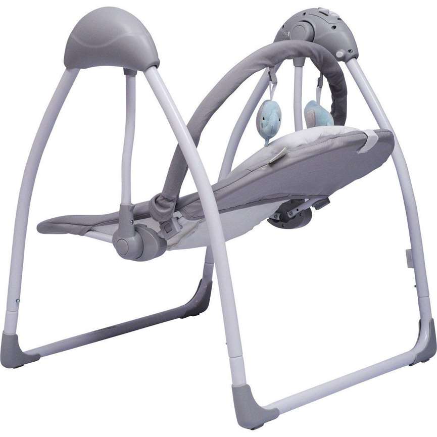 R FOR RABBIT Baby Swing Snicker Playful Automatic - Grey