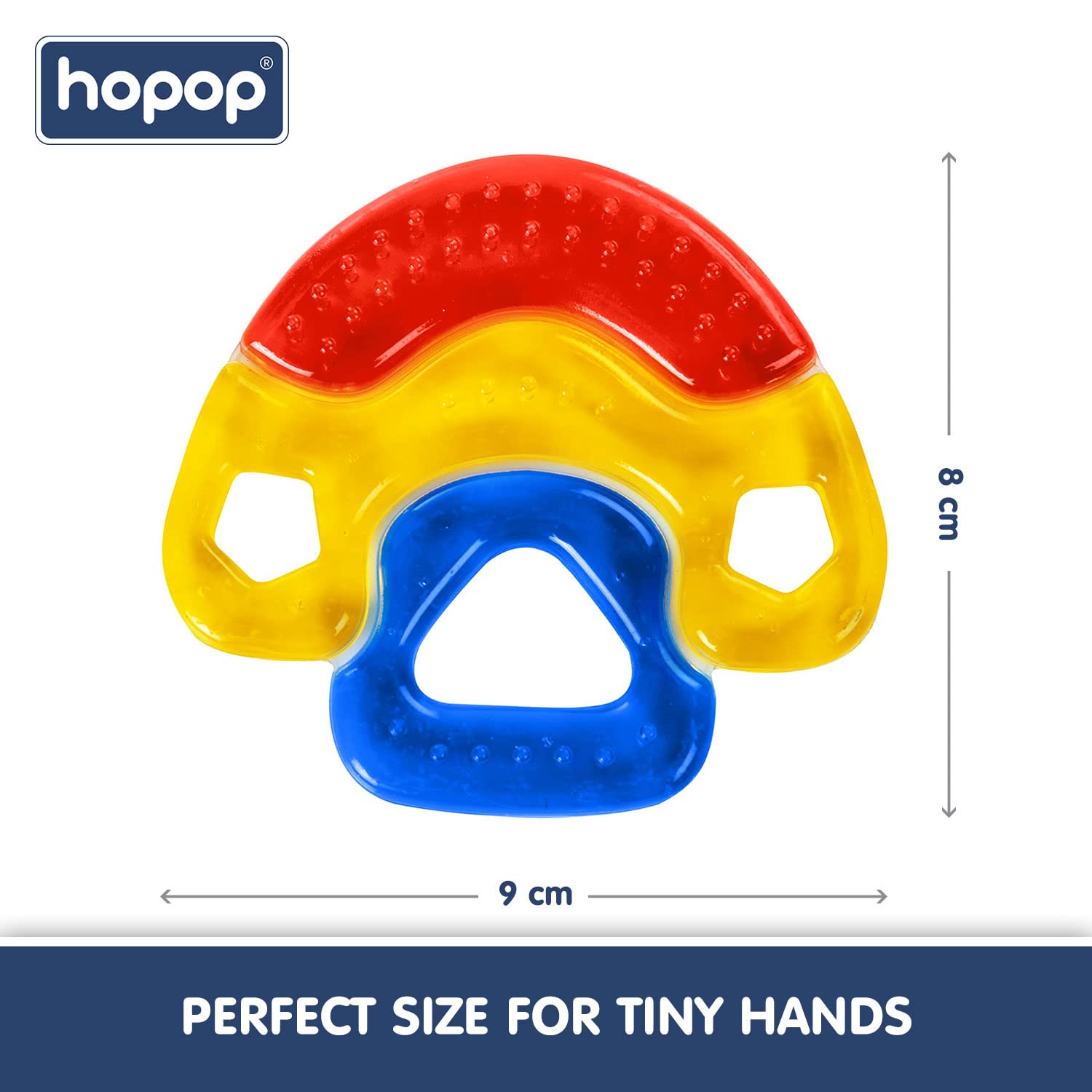Hopop Easy Grip Water Filled Cooling Teether For Babies - Tree 4m+