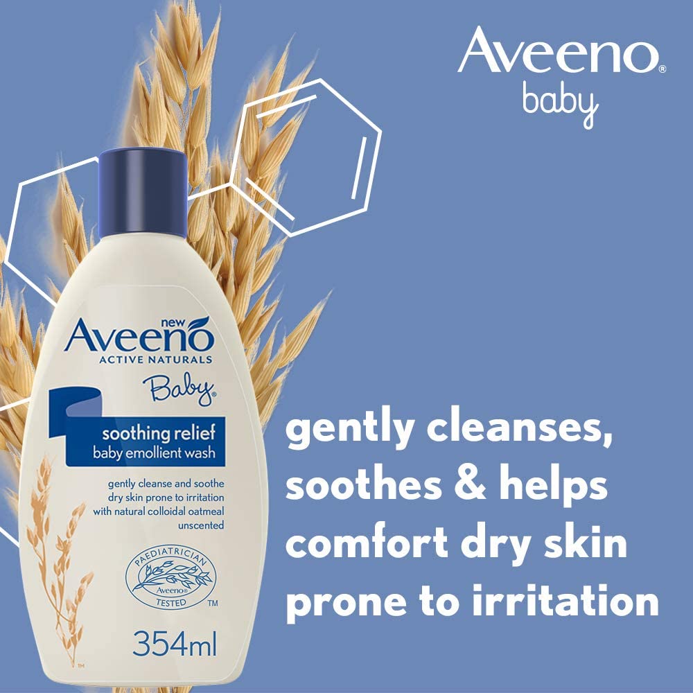 Baby active naturals soothing relief emollient wash