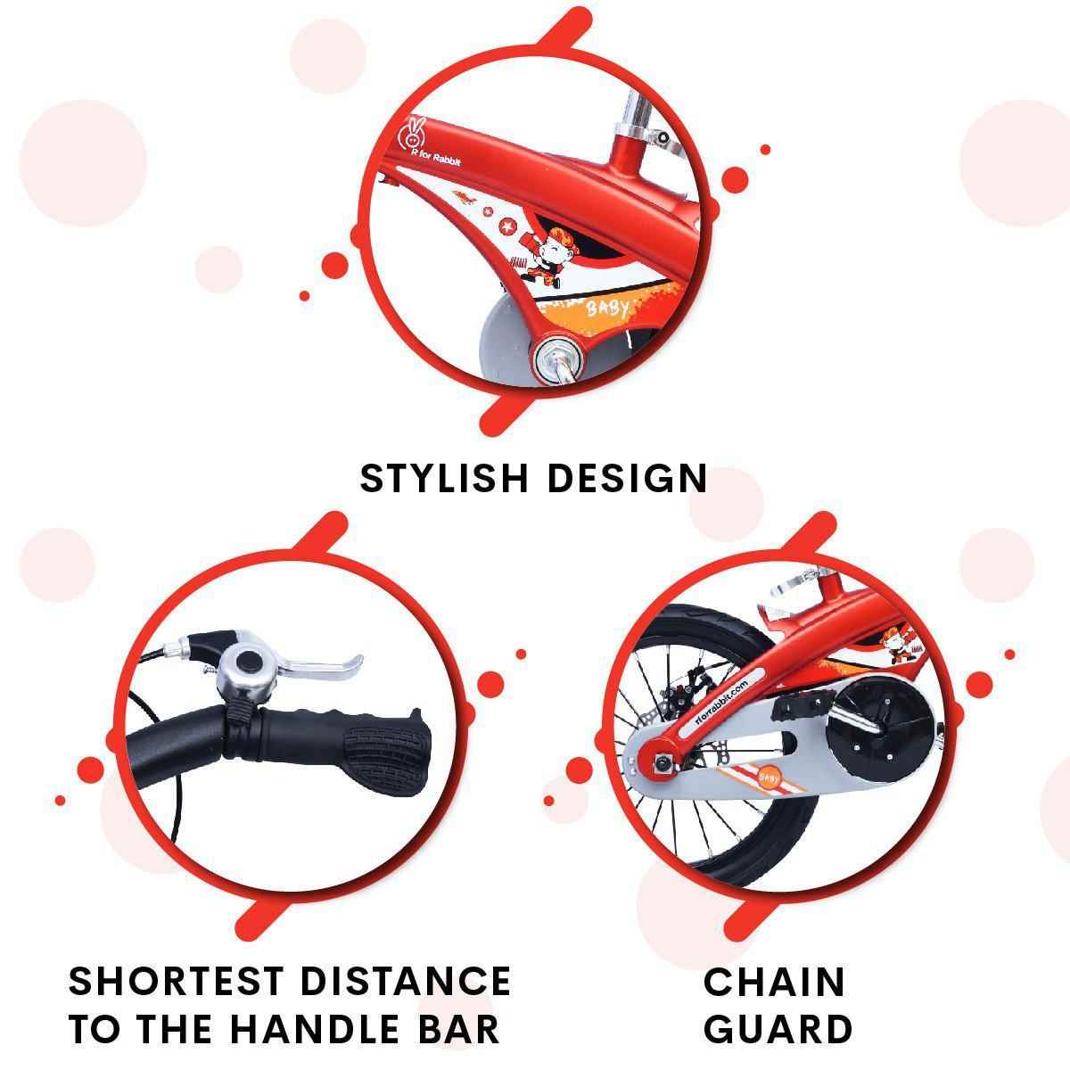 R FOR RABBIT Bicycle Tiny Toes Jazz- The Smart Plug and Play (14 inch/T - for 3-5 yrs)