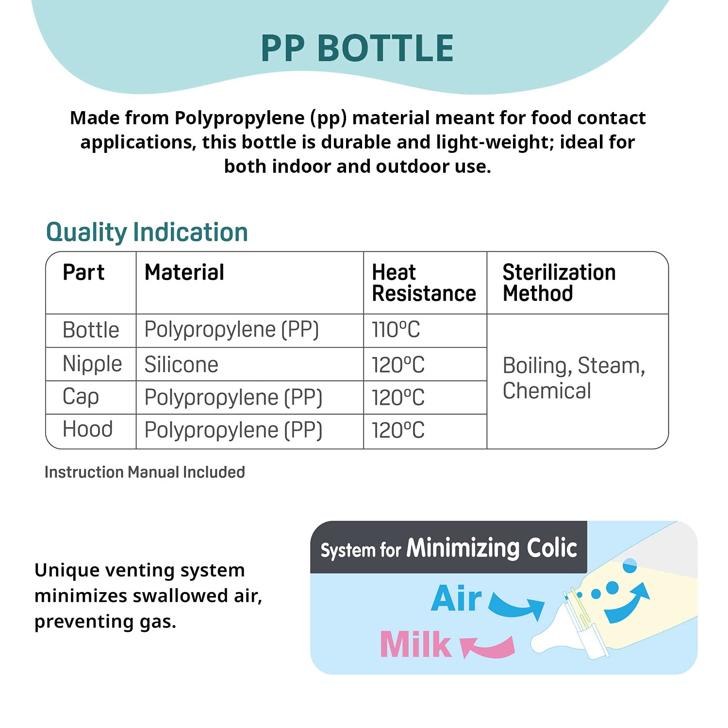 PIGEON Feeding Bottle Narrow Neck Square Base Flexible 9+m Age - 240ml, Pink