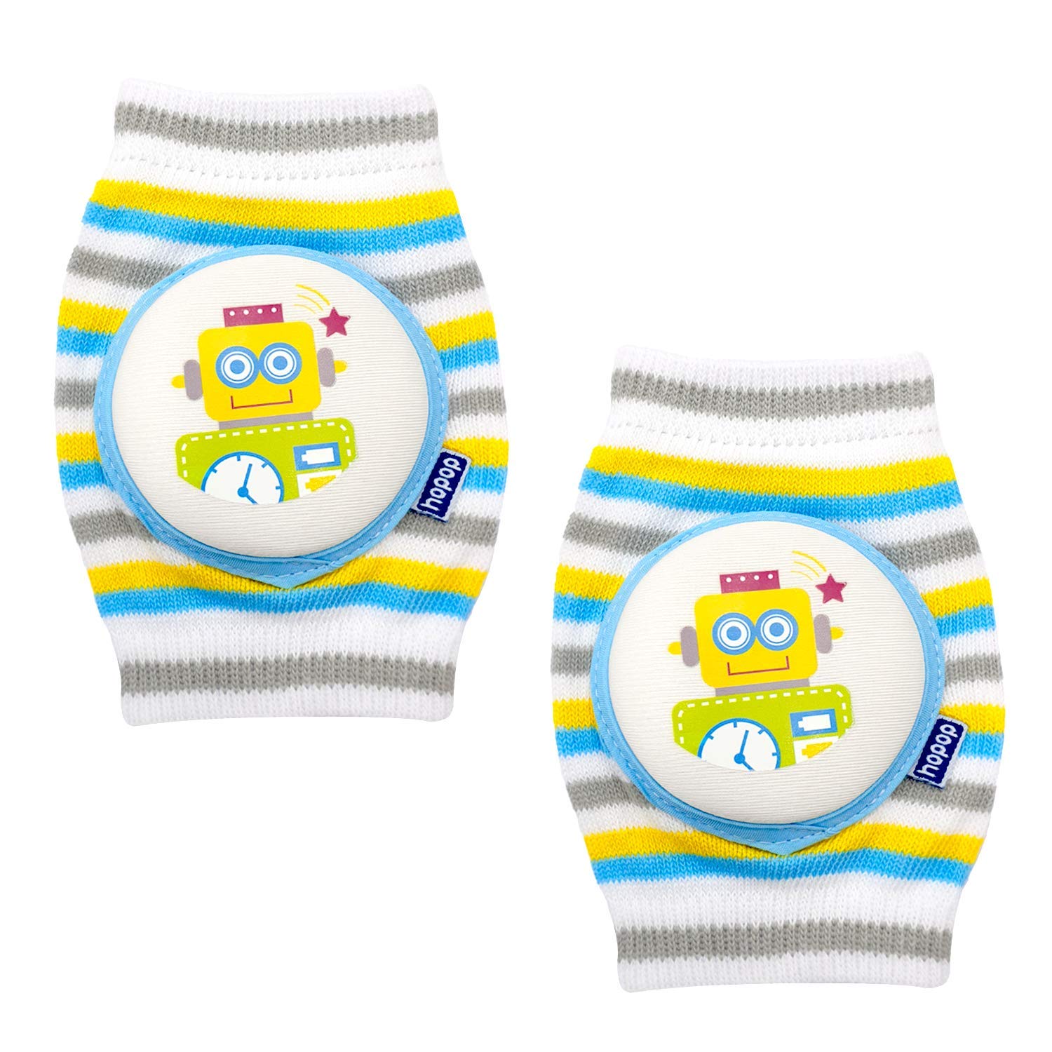 Hopop Elbow & Knee Pad for Baby - Yellow 6m+