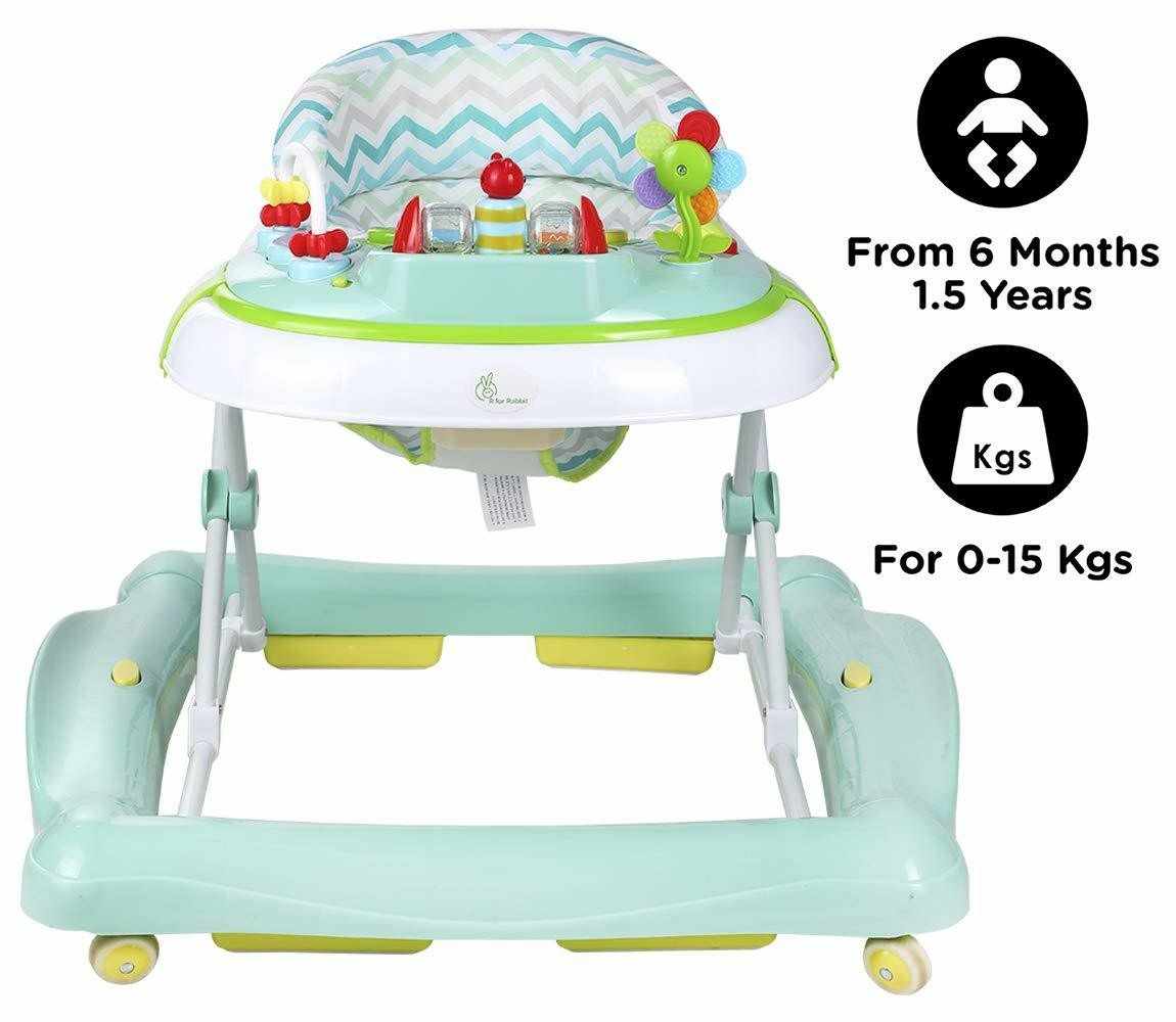 R FOR RABBIT Rock N Walk Rocking Walker with Anti Fall for Kids