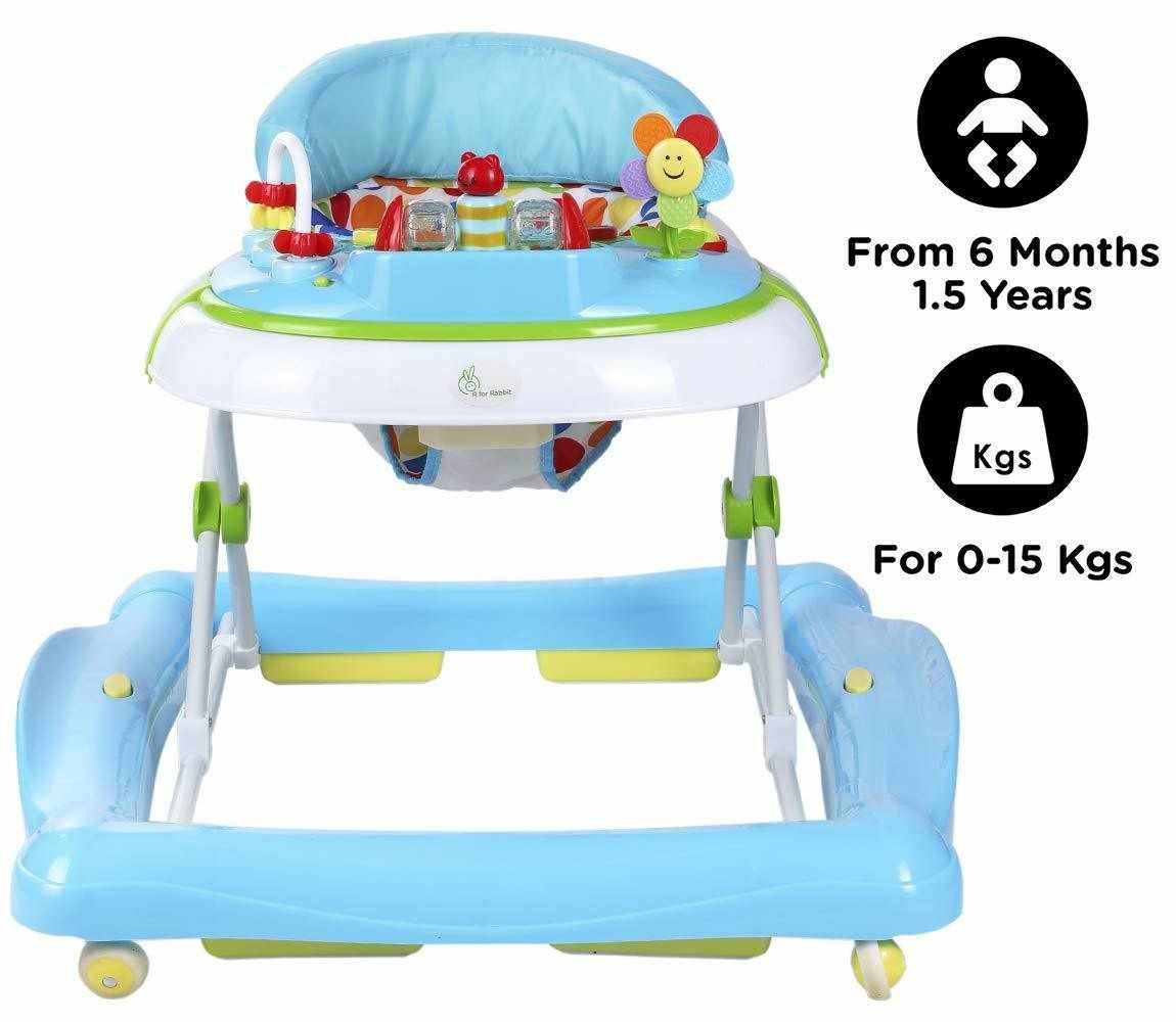 R FOR RABBIT Rock N Walk Rocking Walker with Anti Fall for Kids