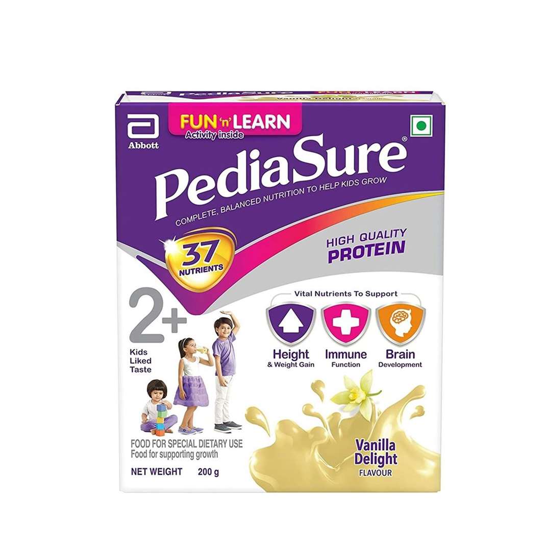 ABBOTT Pediasure Complete Balanced Nutrition to Help Kids Grow Box Nutrition Drink (Refill Pack), Vanilla Delight Flavour,2+ Years