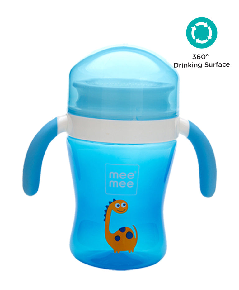 Mee Mee Easy Grip 360 Degree Trainer Sipper Cup 240ml 6m+ Blue