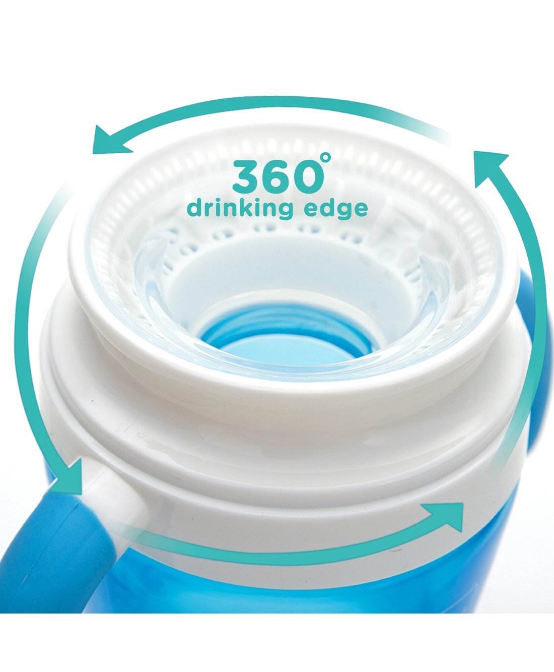 MEE MEE Easy Grip 360 Degree Trainer Sipper Cup 240ml 6+m Age - Blue