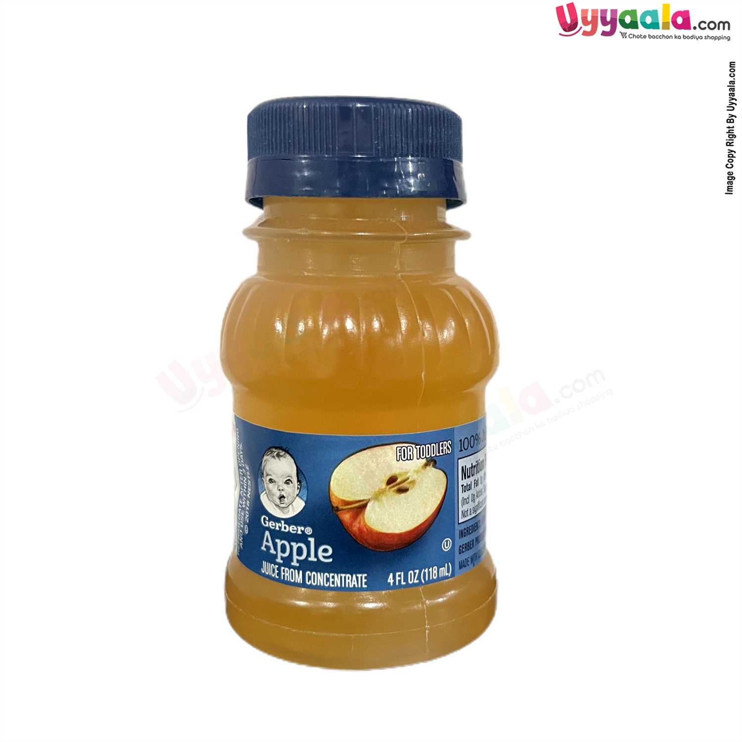 Buy Gerber Apple Concentrate Fruit Pulp Juice for your Baby - 118ml Online in India at uyyaala.com