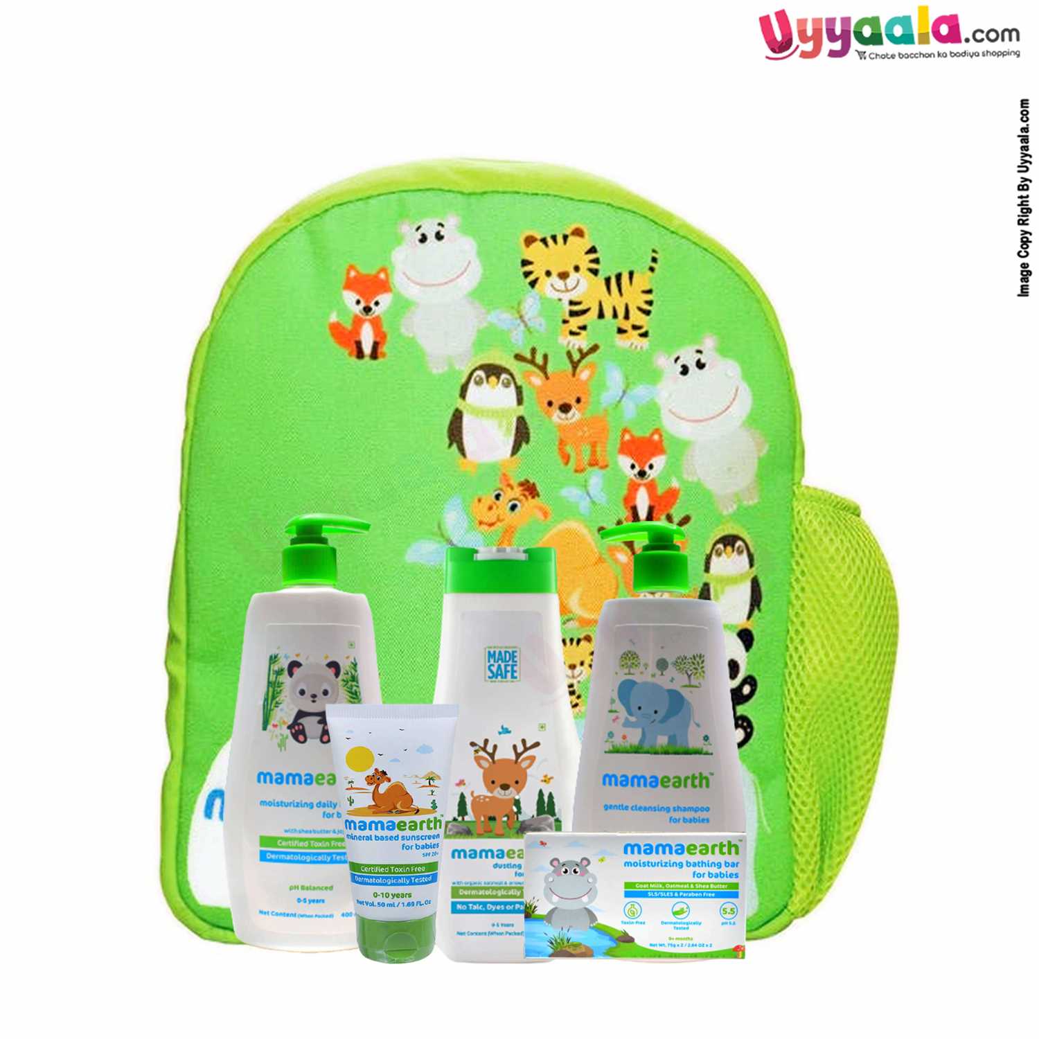 Mamaearth's Baby Summer Care Value Kit with Free Smart Bag Back Pack