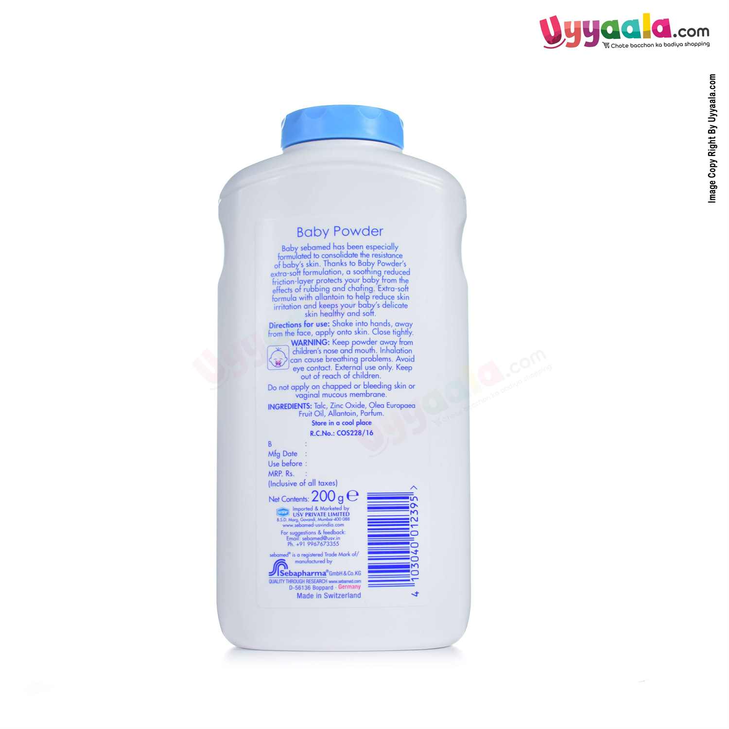 Sebamed Baby Powder with Olive Oil