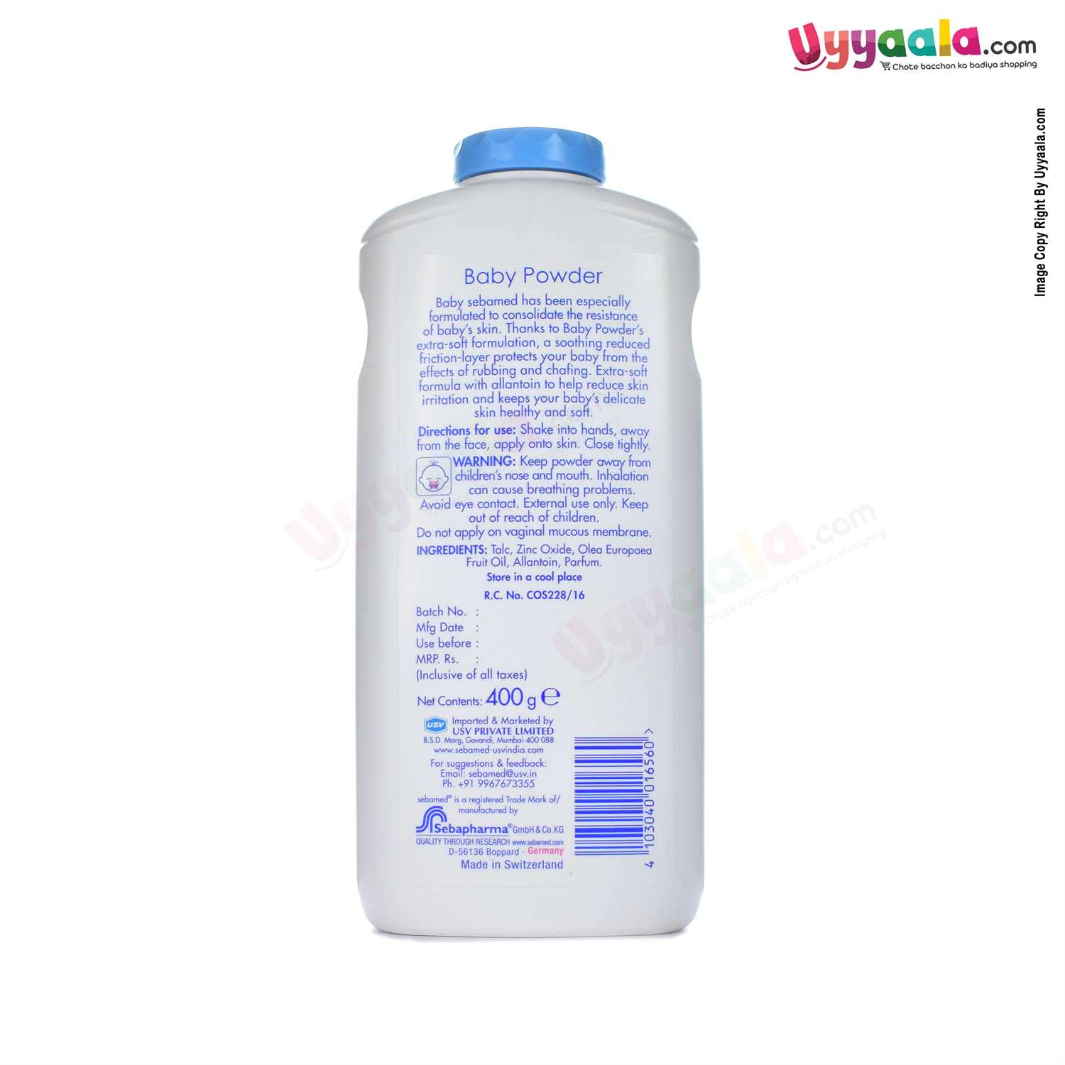 Sebamed Baby Powder with Olive Oil