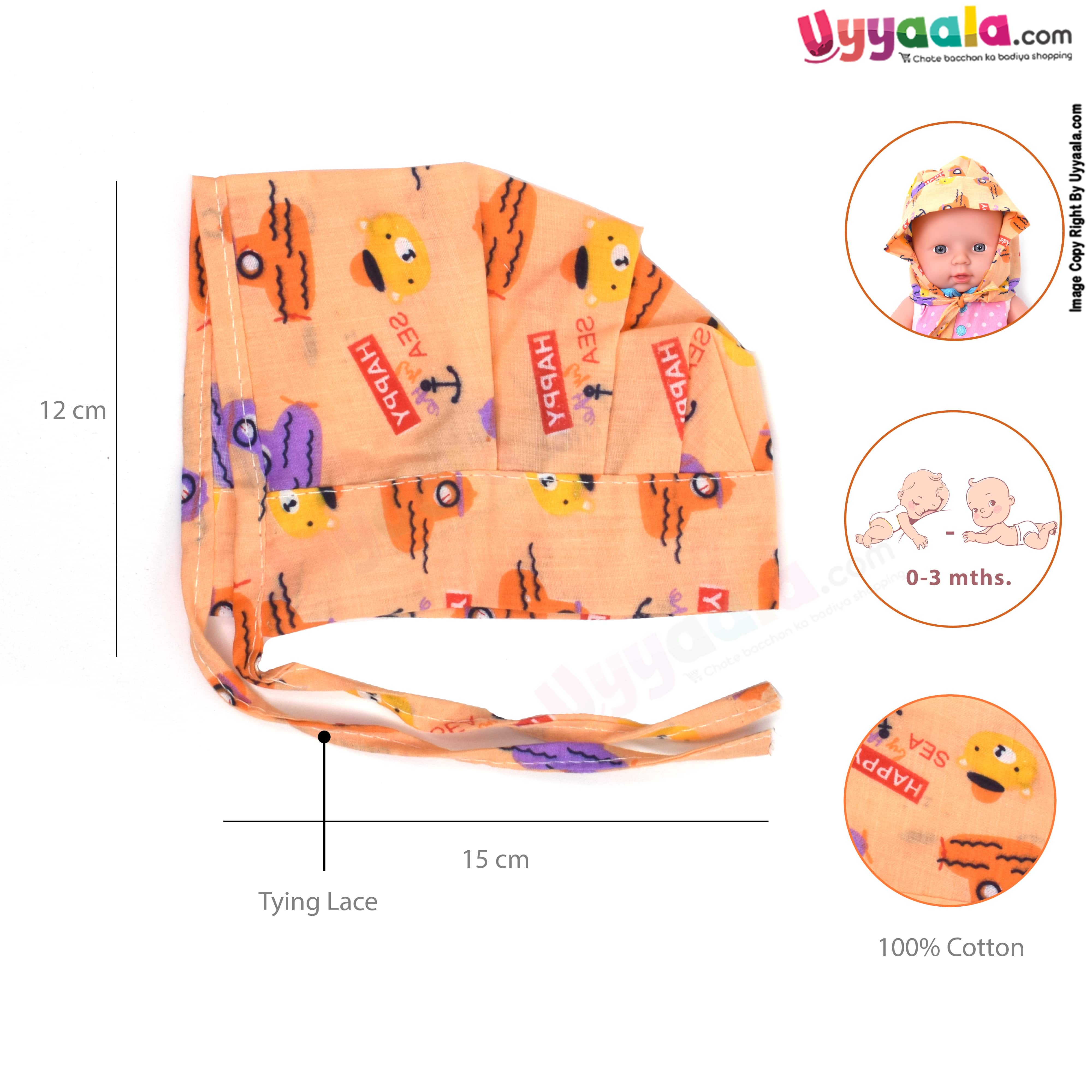 Cotton caps for babies