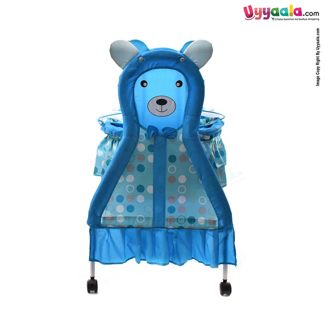 Shop for Cool Baby Cradle with Soft Bedding & Mosquito Net in India at uyyaala.com