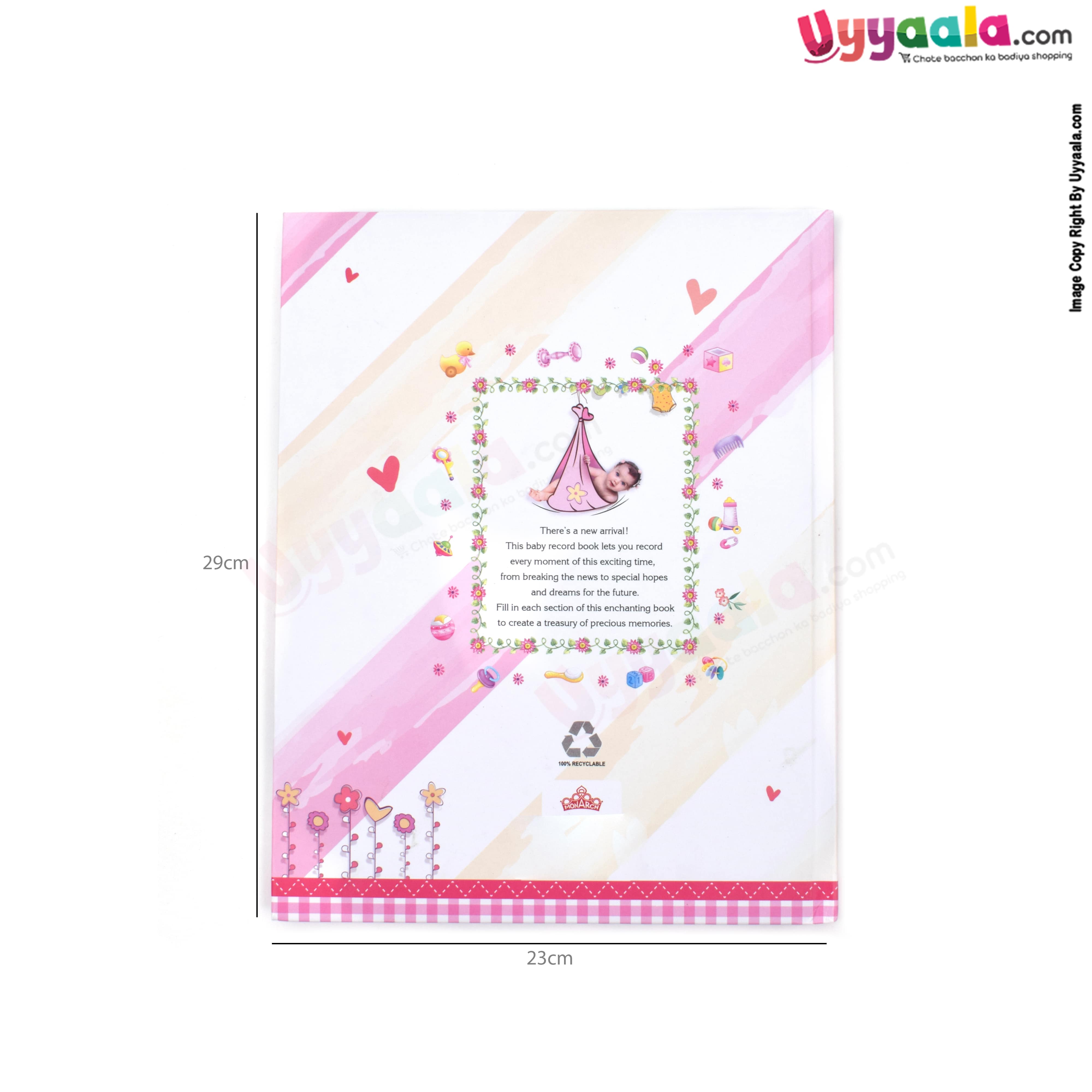 Record book for babies