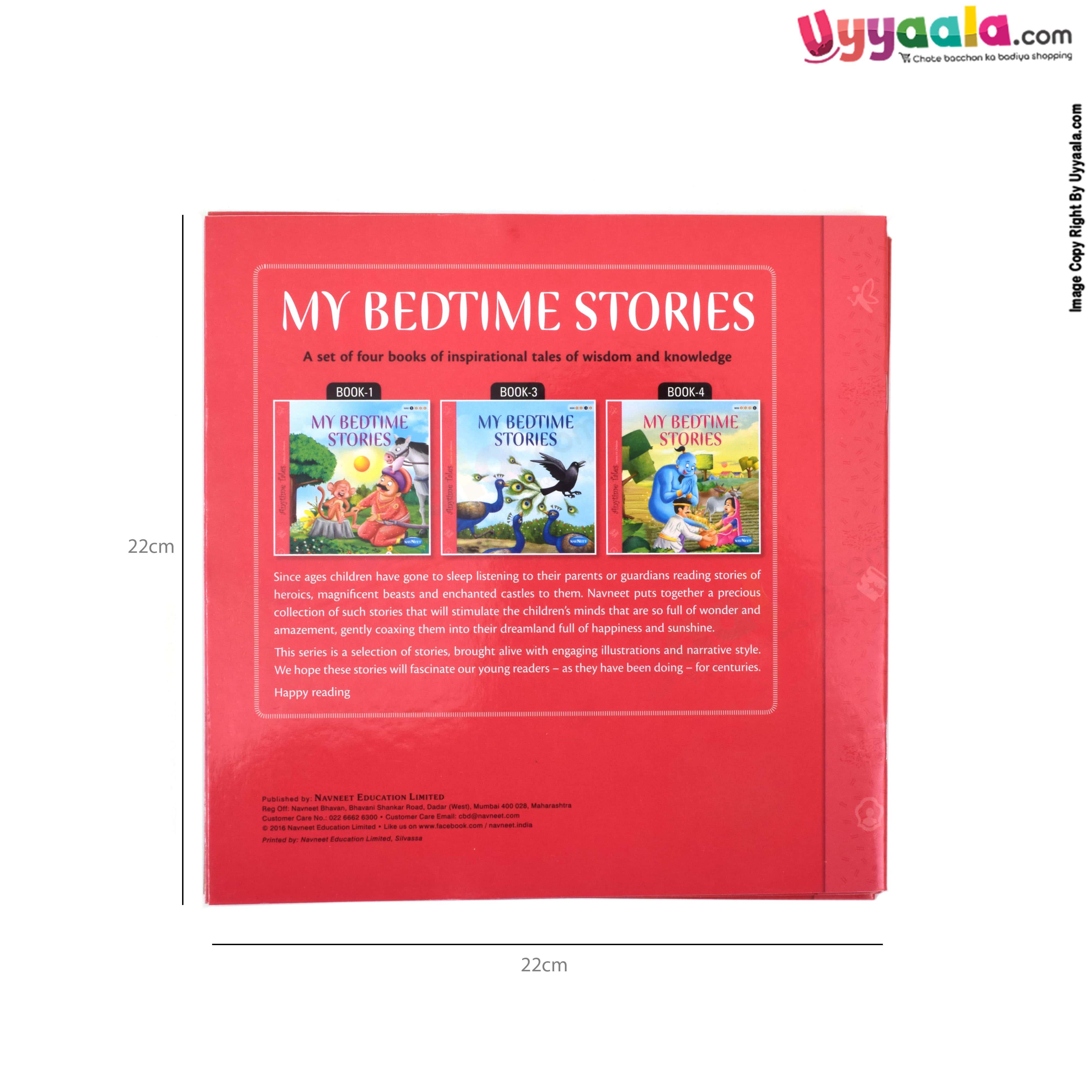 NAVNEET any time tales stories for children, my bed time stories pack of 4 - 4 volumes(3-9 years)