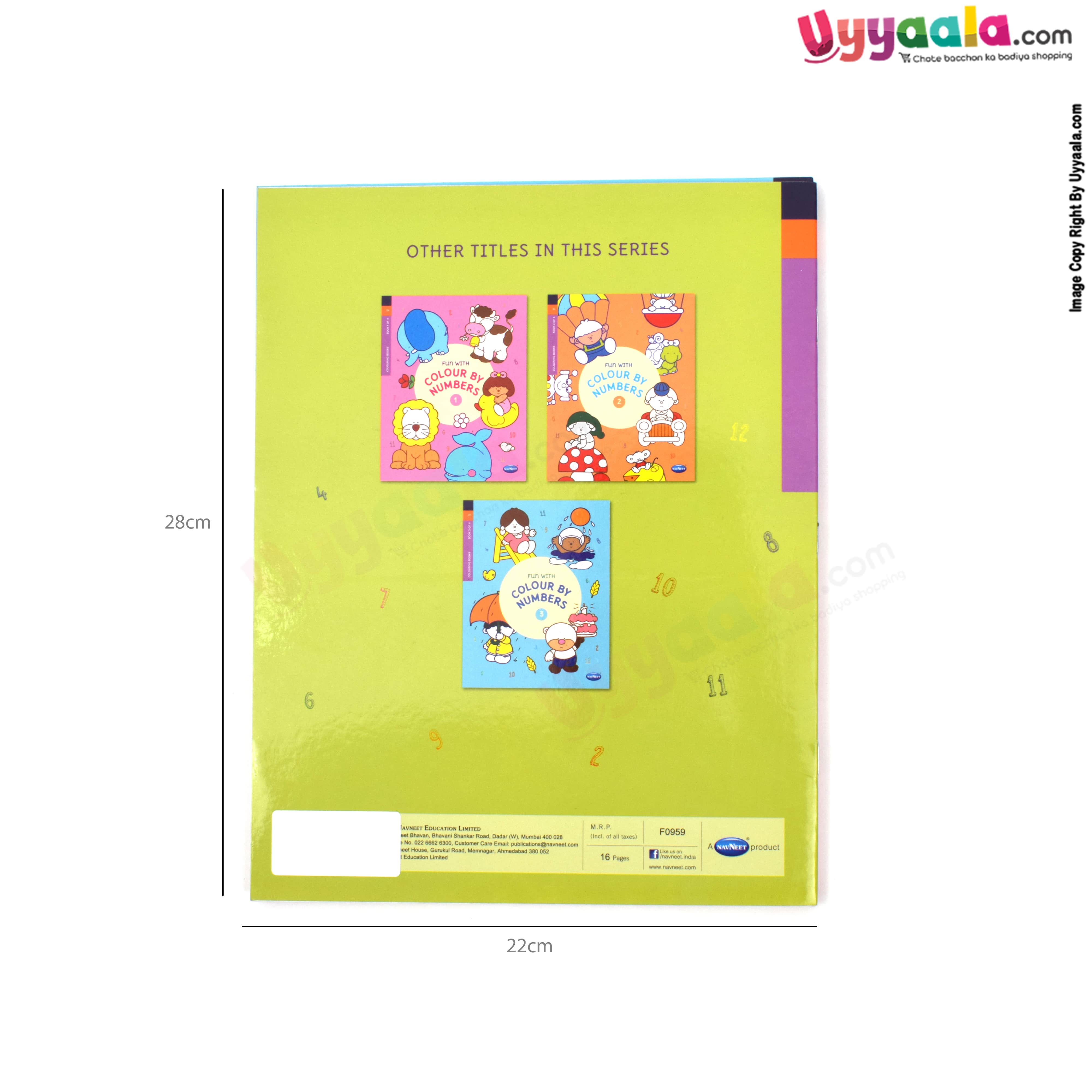 colors by numbers Books for babies