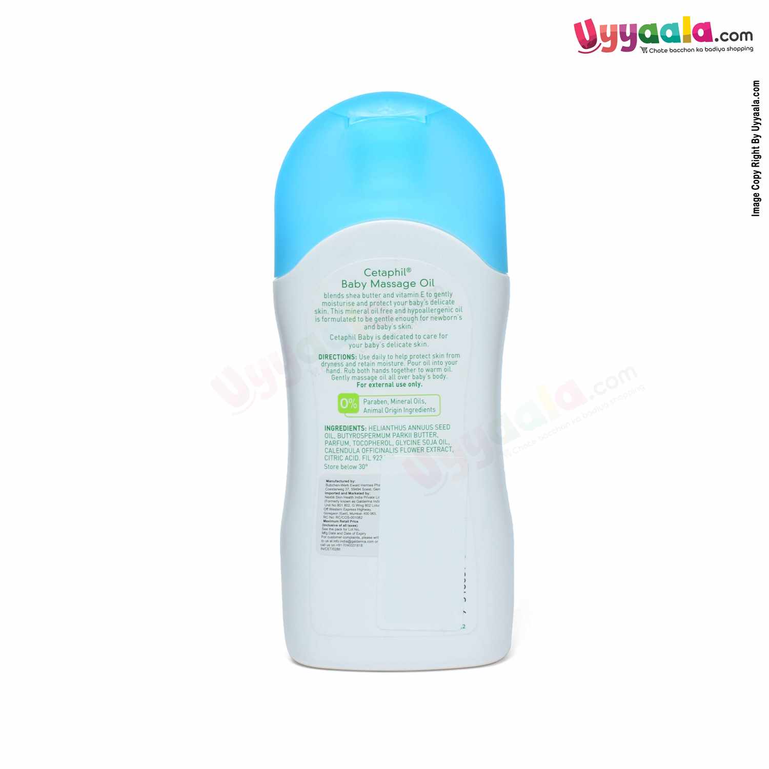 Baby massage oil for face & body