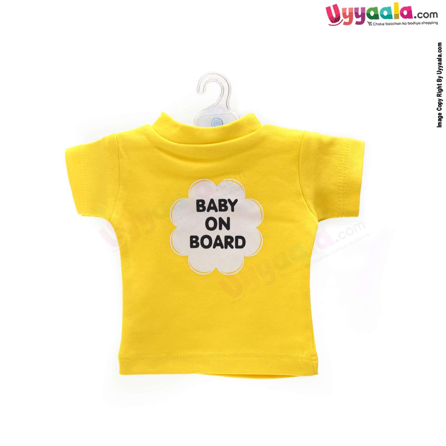 Baby on Board sign T-Shirt for Car , Size (19*16cm)