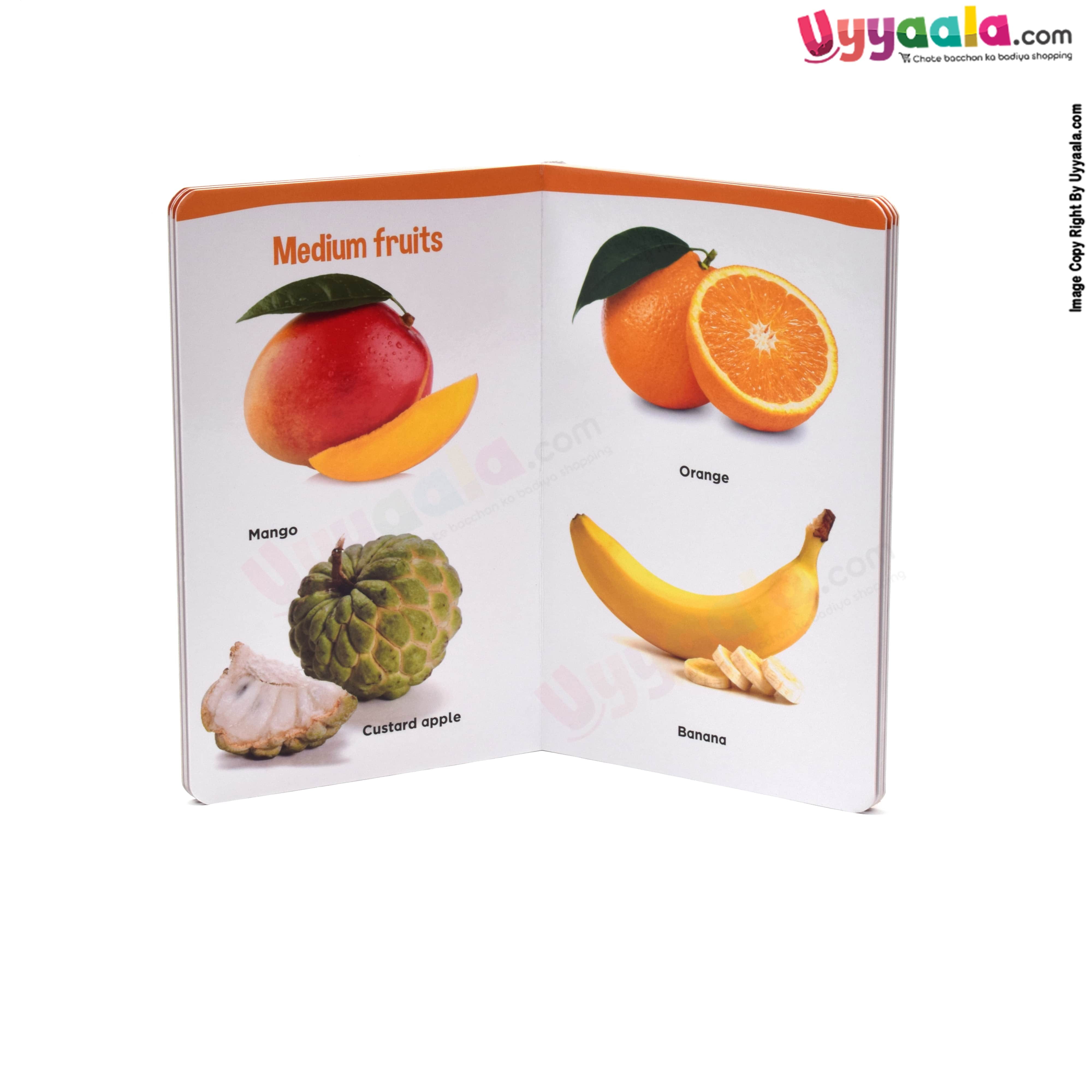 My small board book pack of 2 - fruits & alphabet