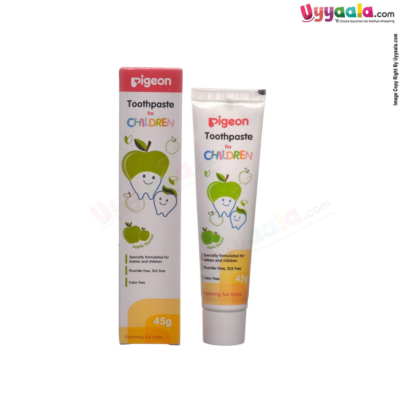 PIGEON Toothpaste for Children Apple - 45g-uyyala-com.myshopify.com-Toothpaste-Pigeon
