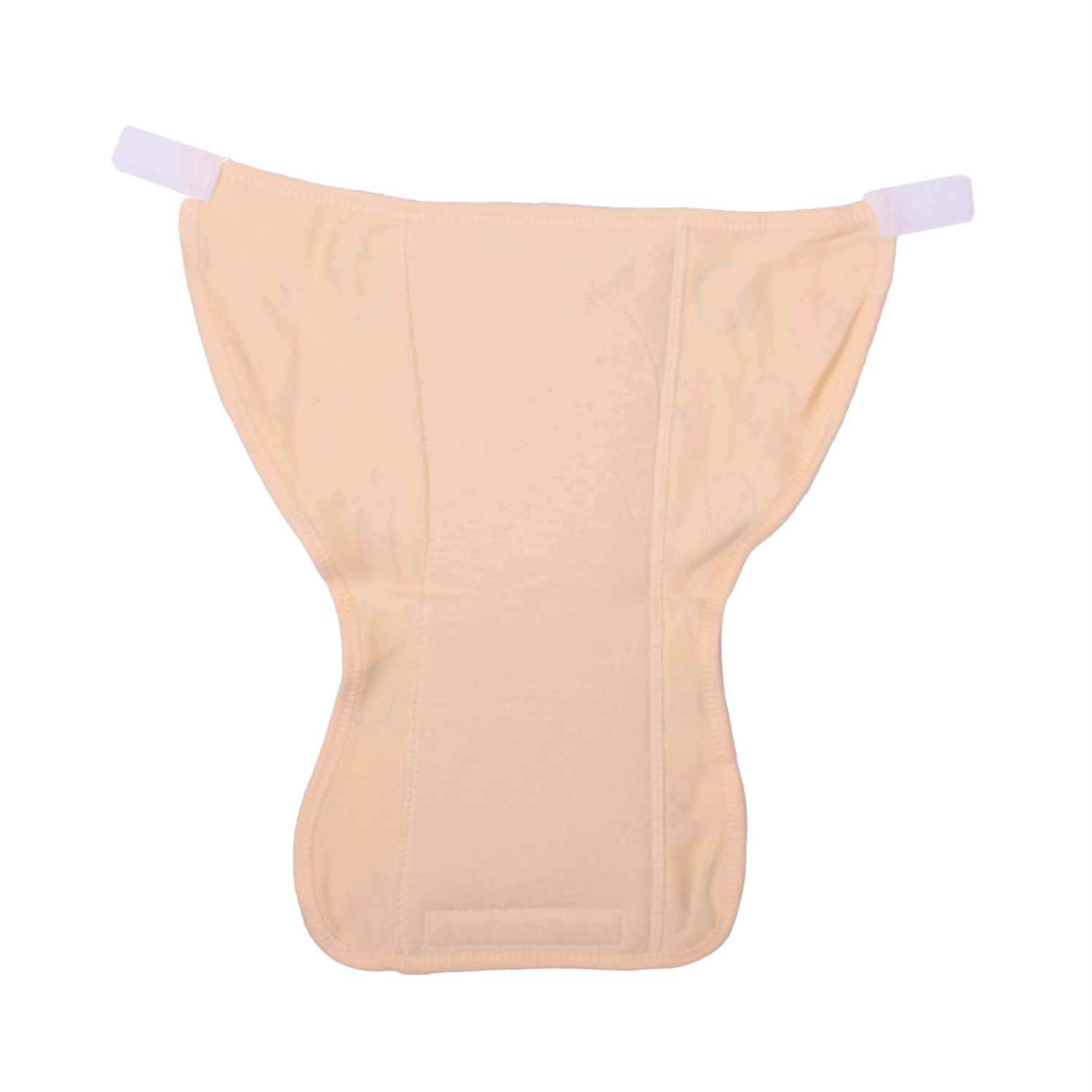 COZYCARE Washable Diapers Hosiery Velcro Emoji Print Blue, Orange & Yellow 3P Set (M)