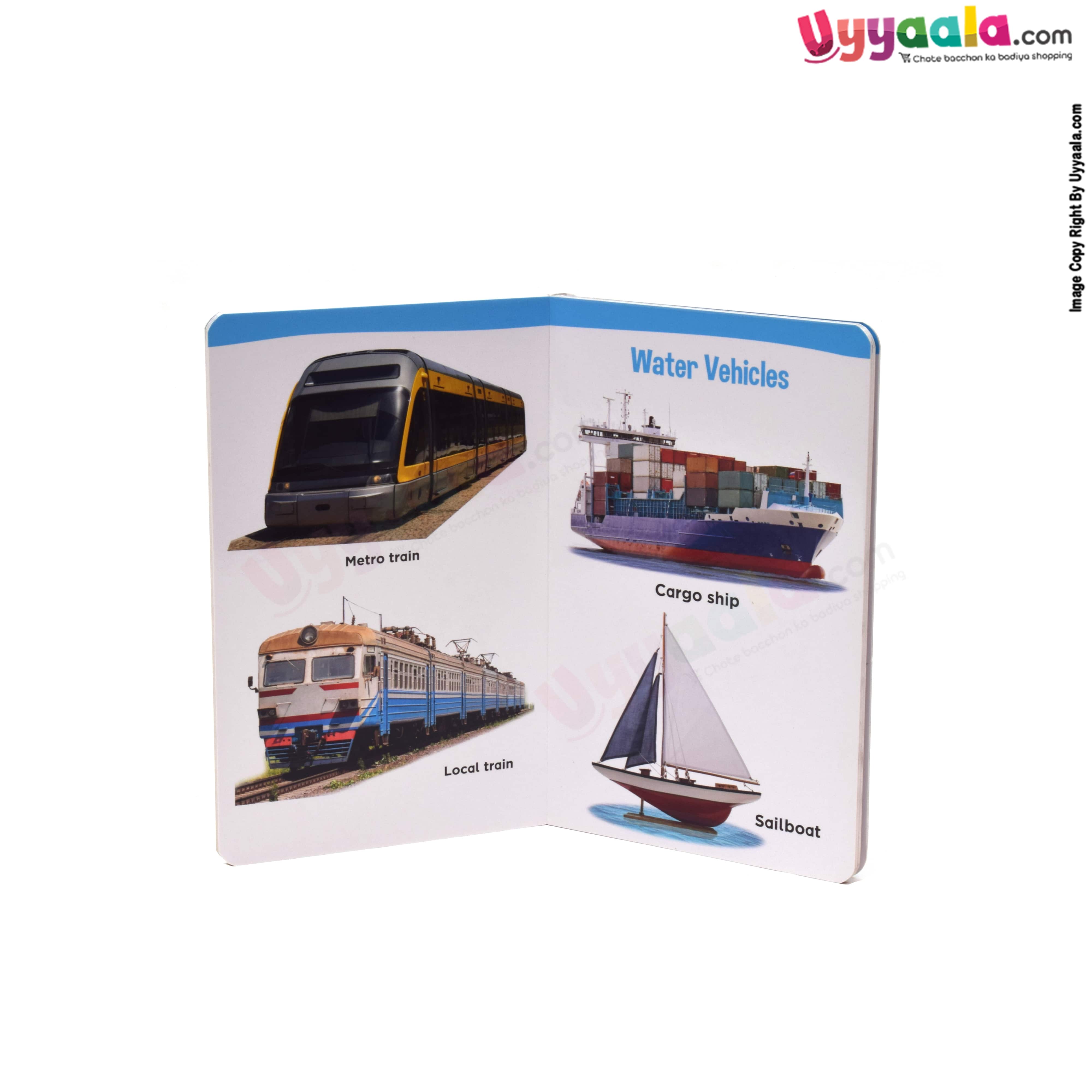 My small board book pack of 3 - vehicles, wild animals & alphabet