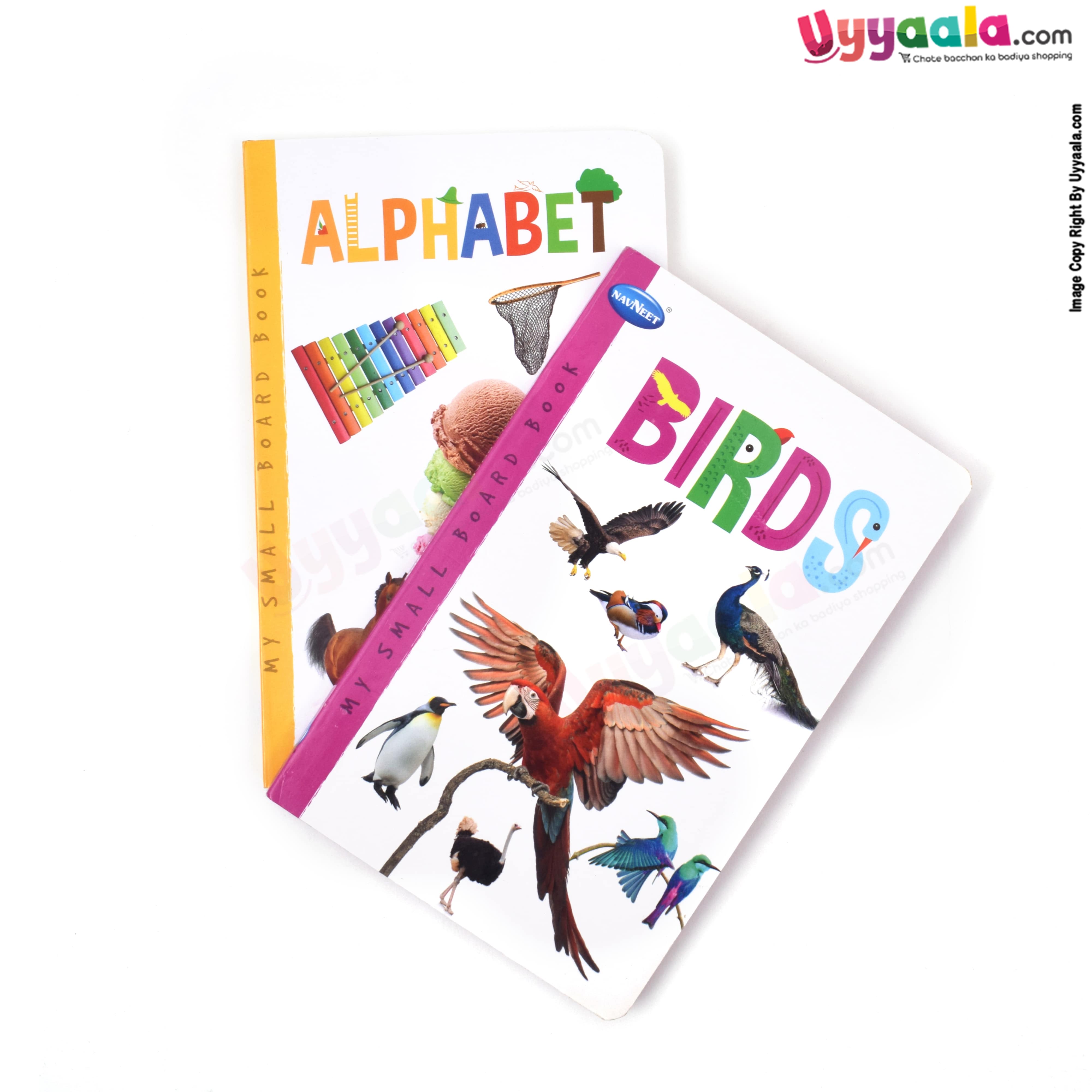 NAVNEET my small board book pack of 2 - birds & alphabet