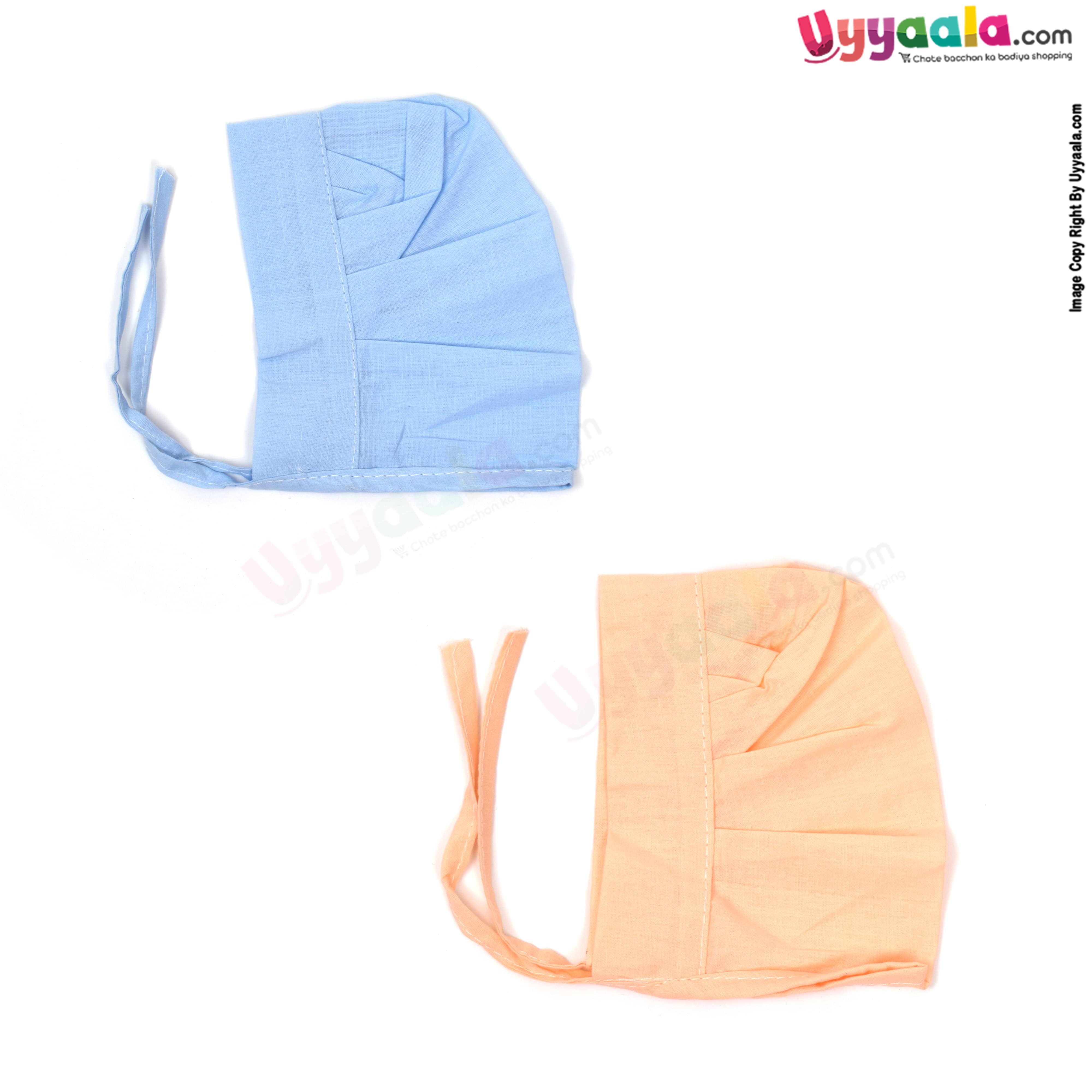 Baby tying cotton caps