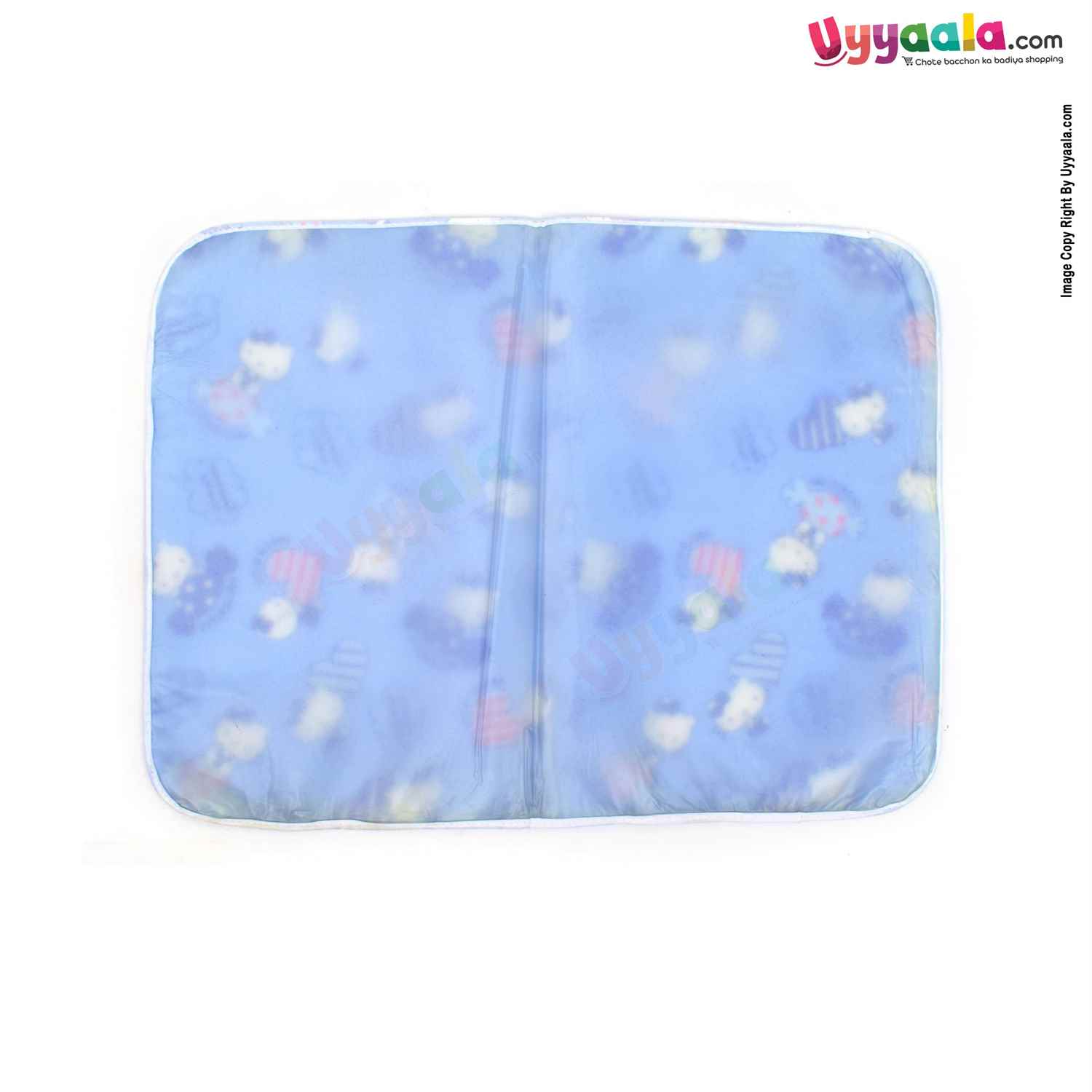Plastic Sleeping Mats Water Proof Bed Protector With Foam Cushioned for Babies Hello Kitty Print Small