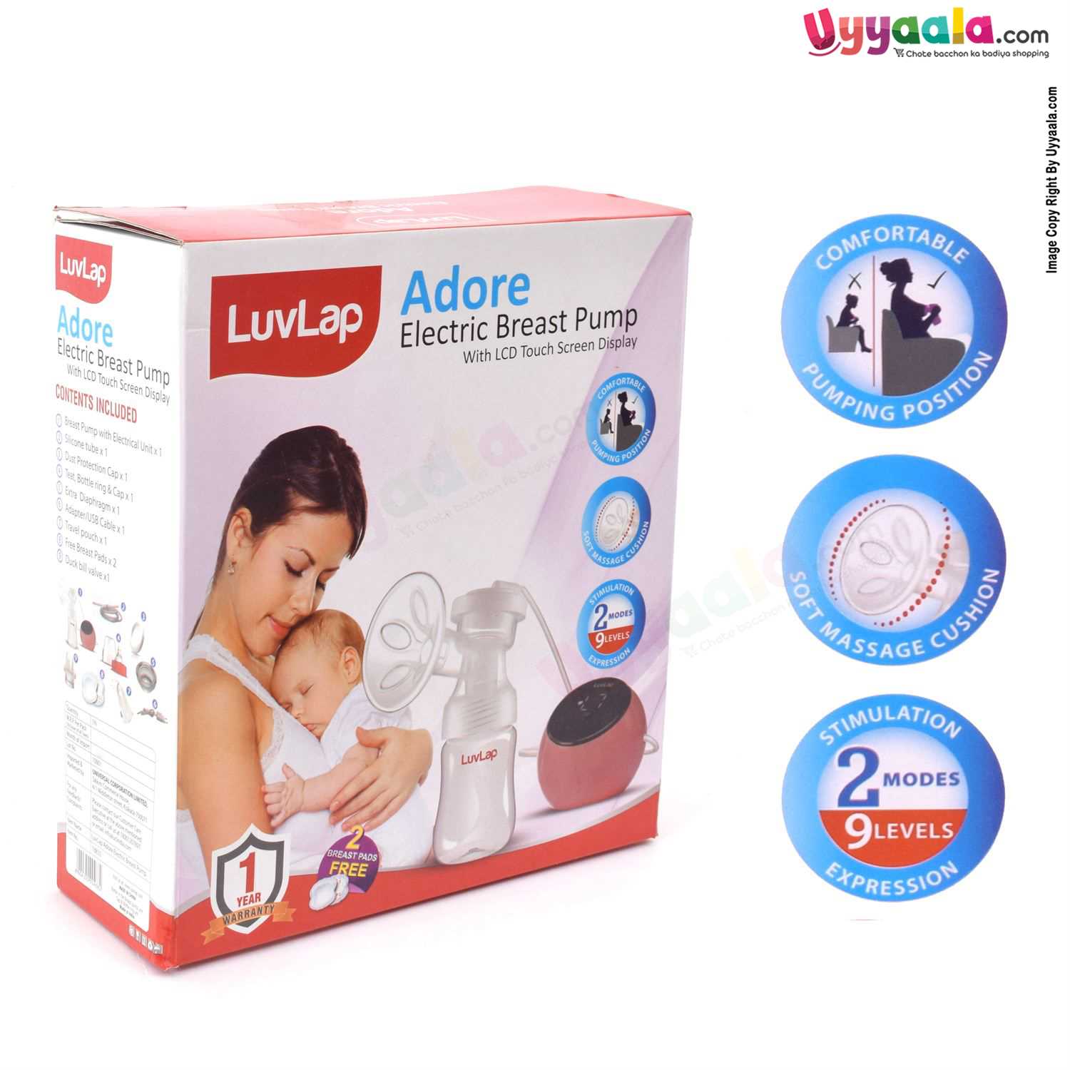 LUVLAP Adore Electric Breast Pump