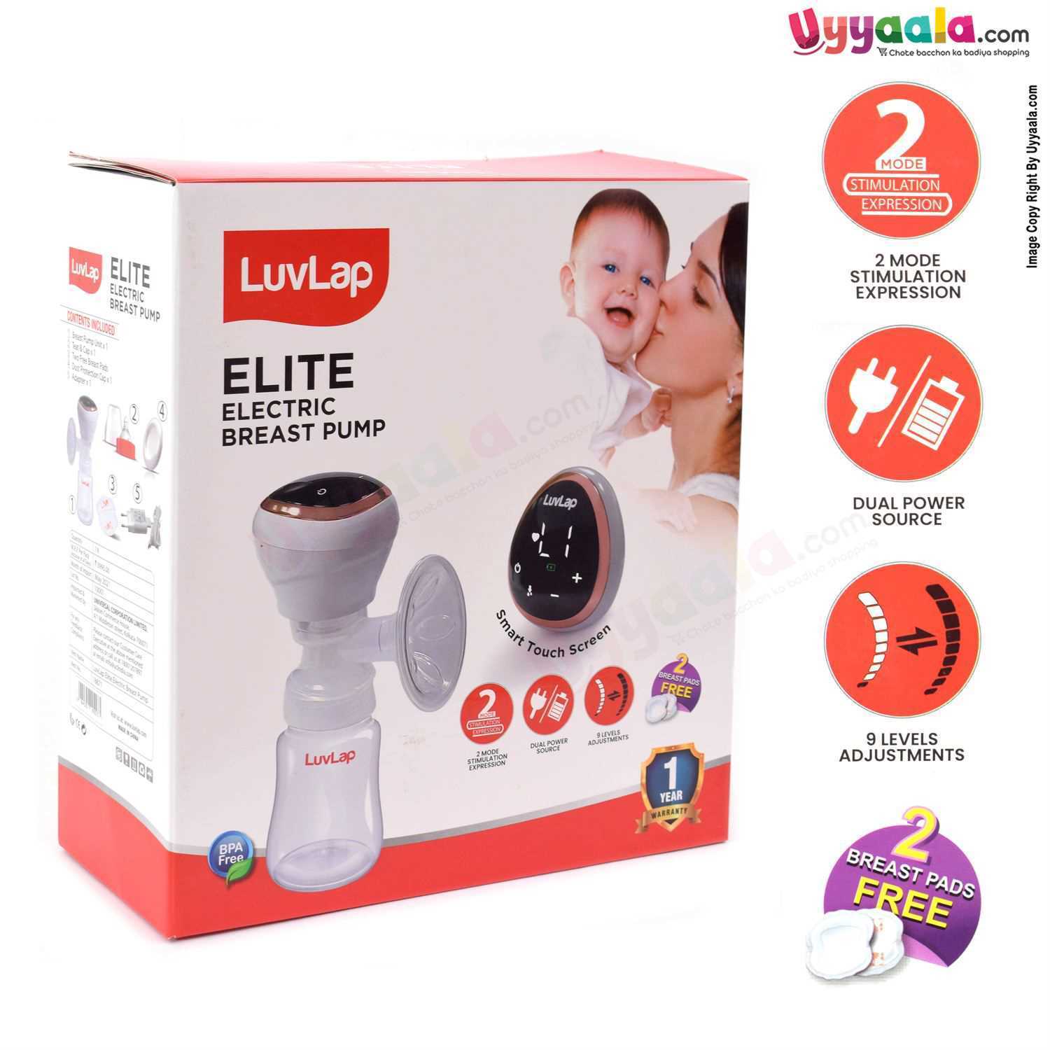 LUVLAP Elite Electric Breast Pump