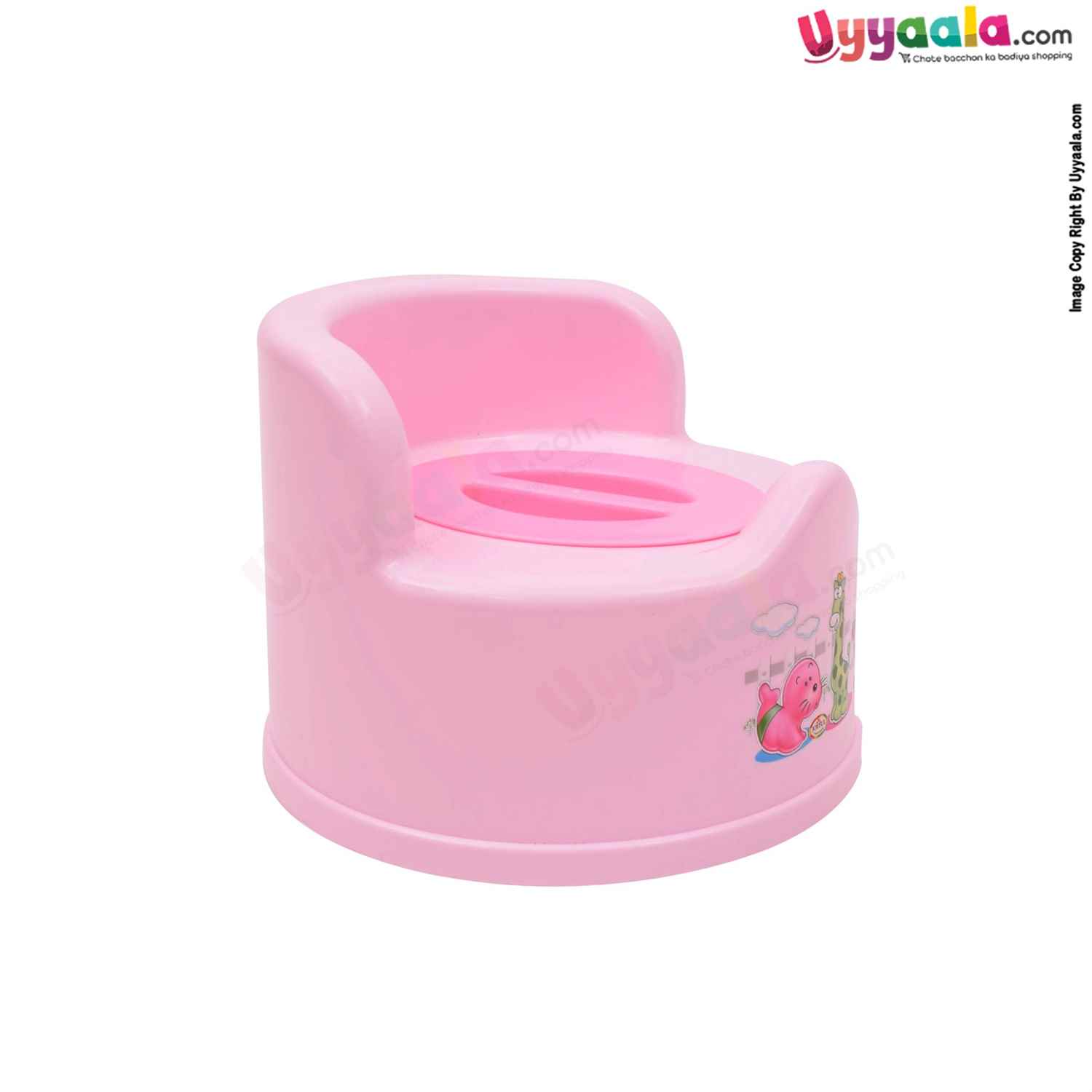 Baby Potty Training Seat with Lid - Pink, 5months & above