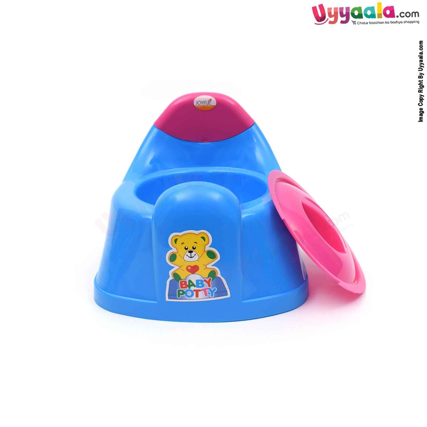 JOYFUL Baby Potty Training Seat with Lid for 5+m Age - Blue