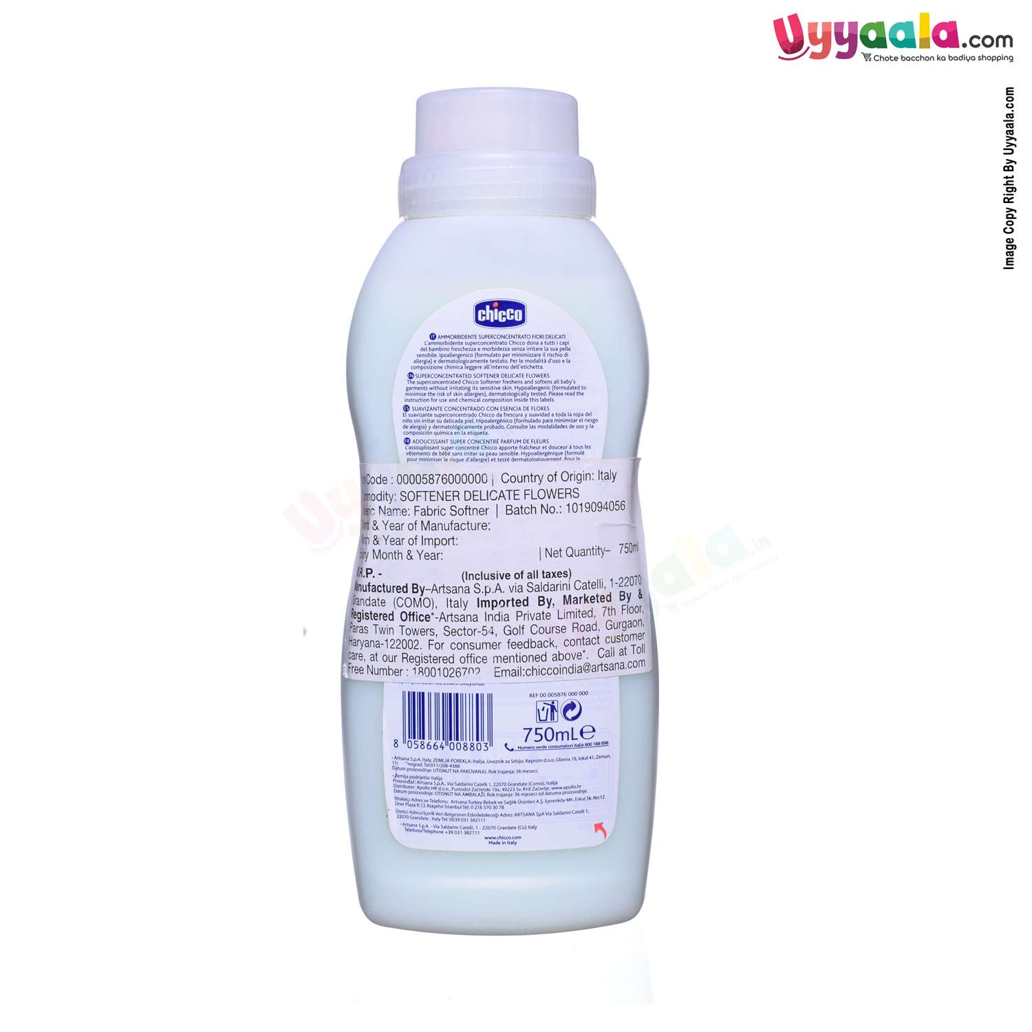 CHICCO Fabric softener for Sensitive Skin - 750 ml