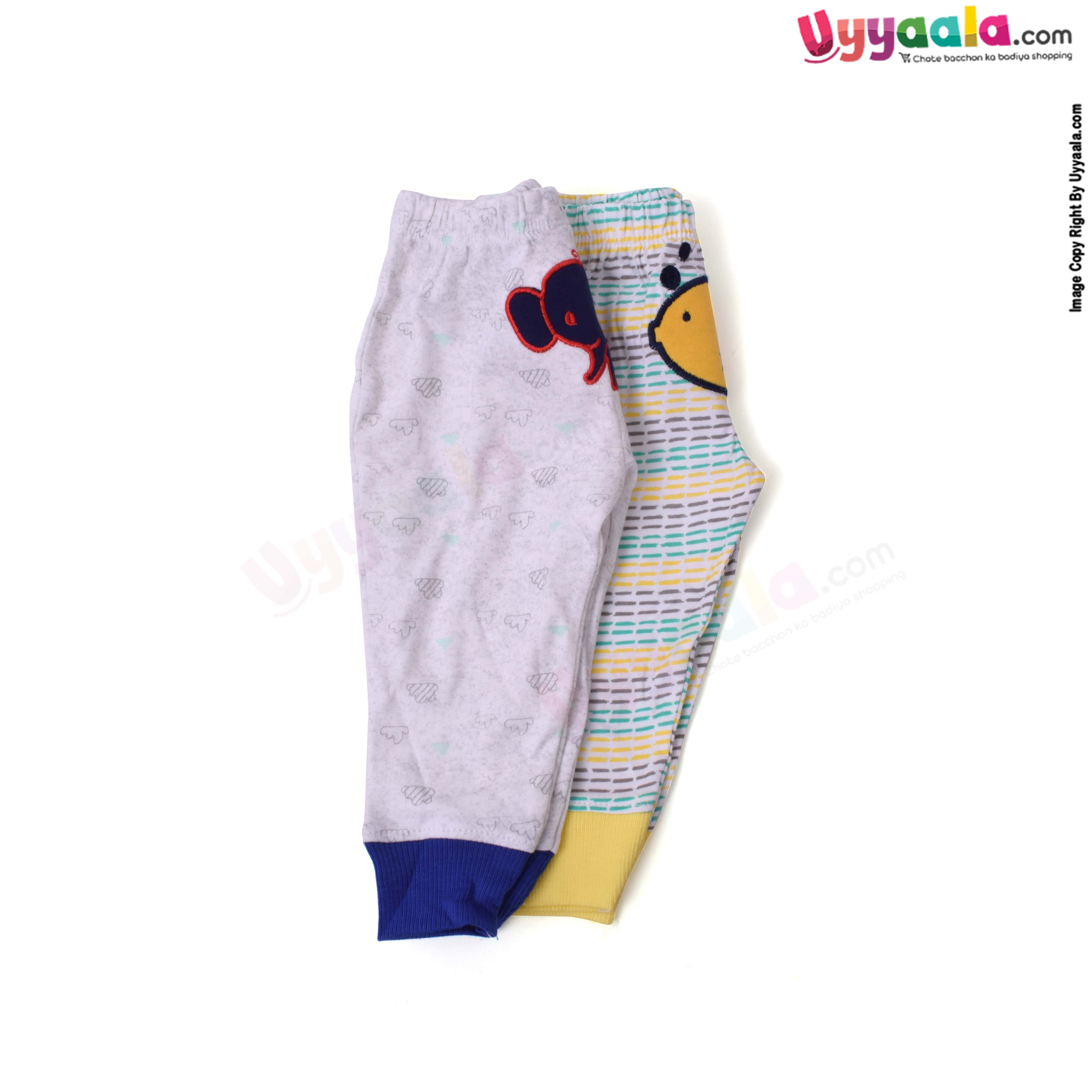 BABY Leggings with bottom rib for newborn,100% Soft hosiery cotton