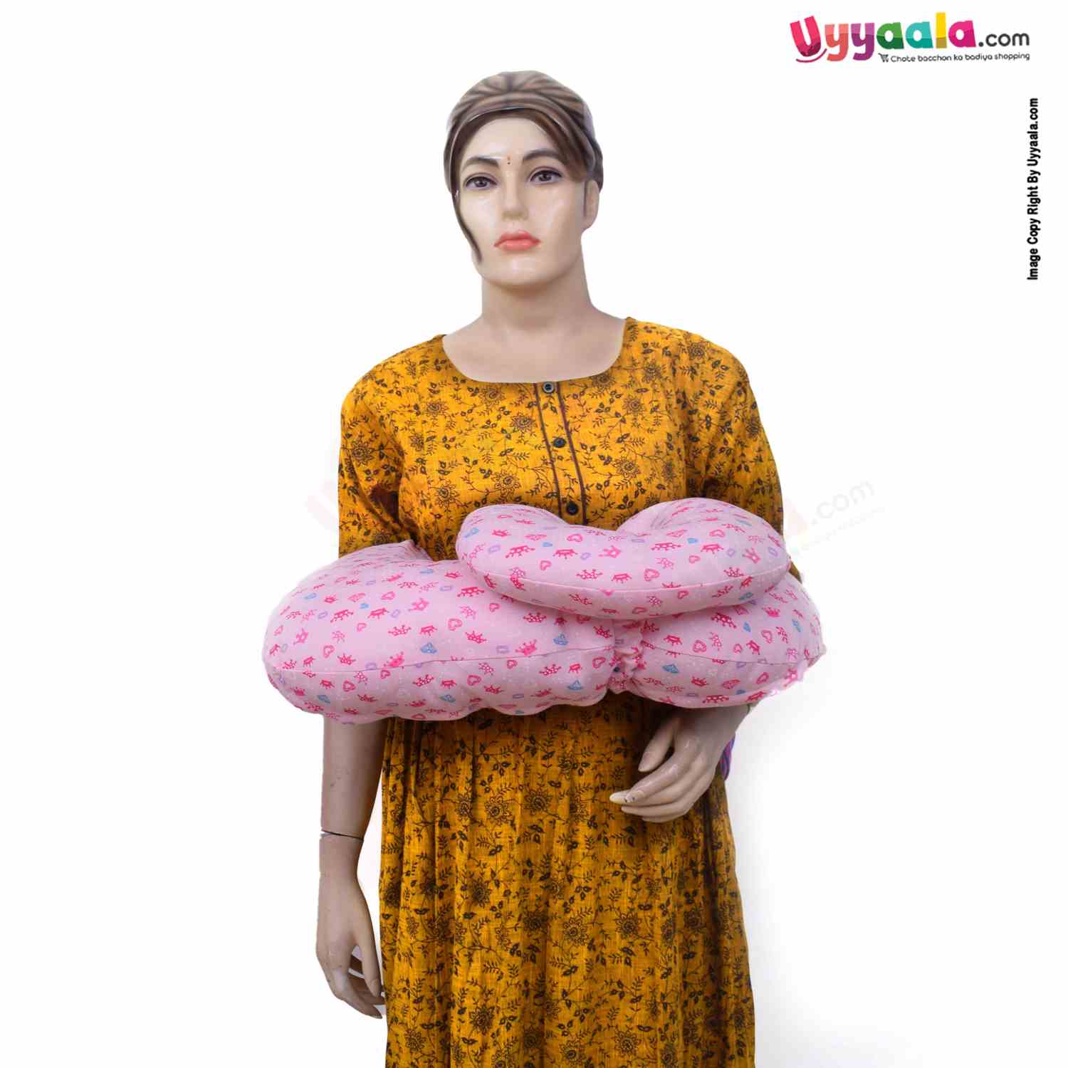 Baby Feeding Pillow with Crown Print