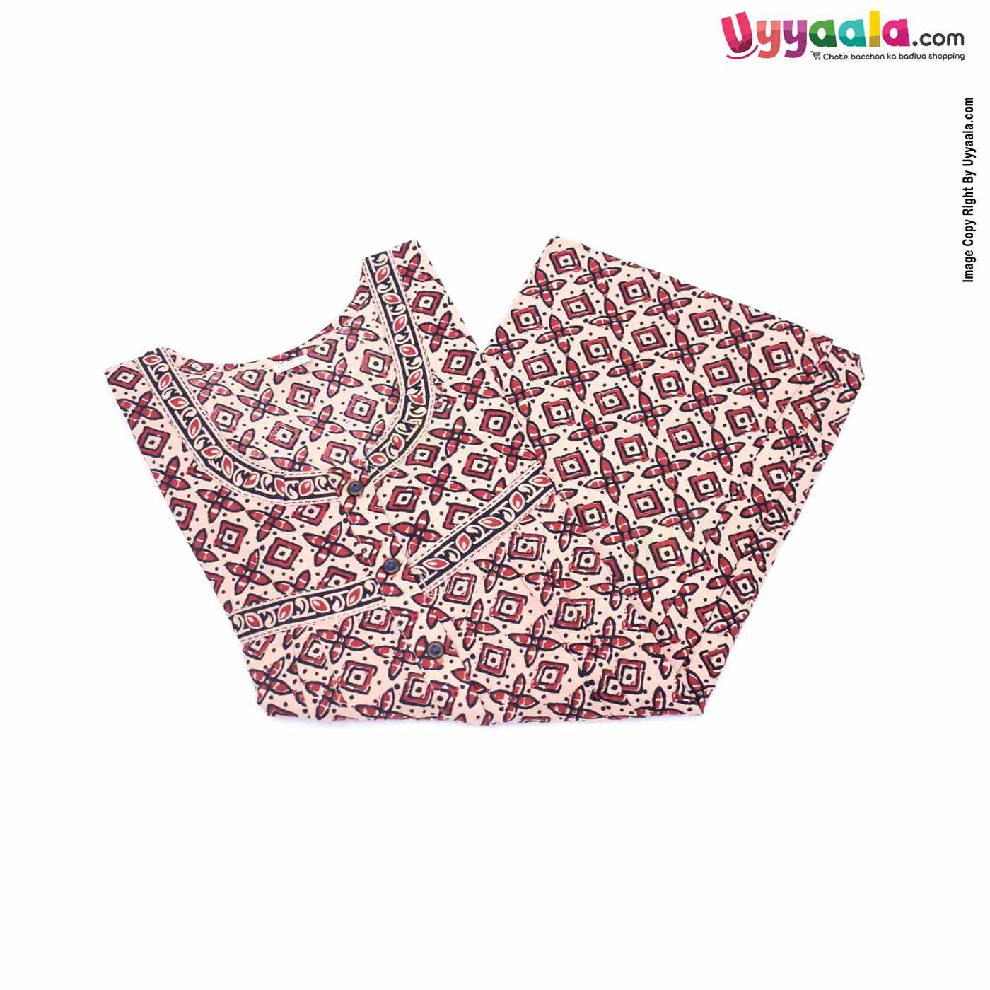 Feeding Nighty Pure Cotton (L) - Cream